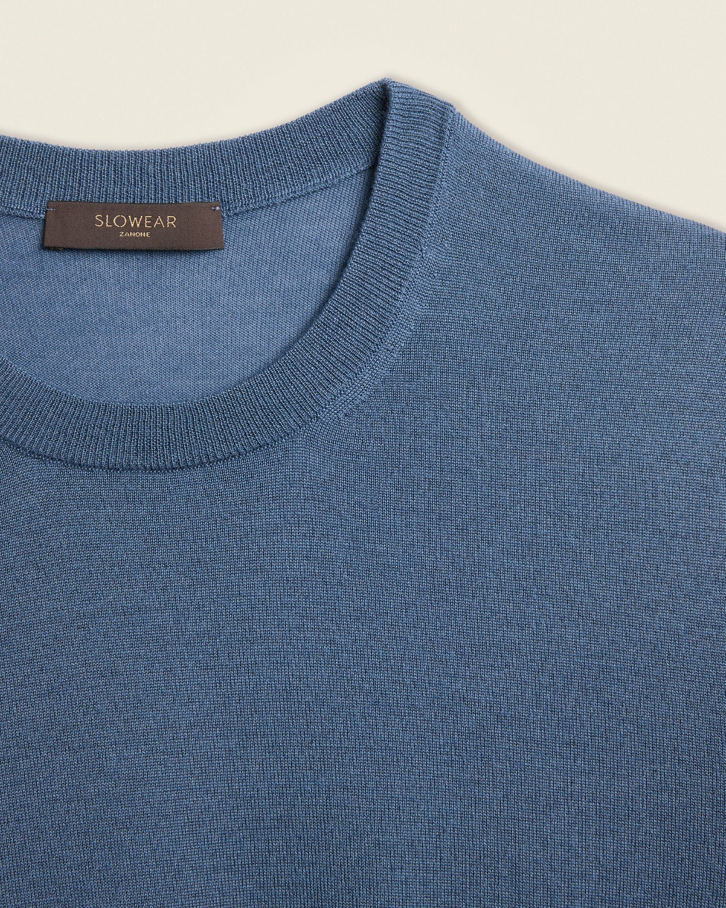 Cashmere and silk slim fit crewneck sweater