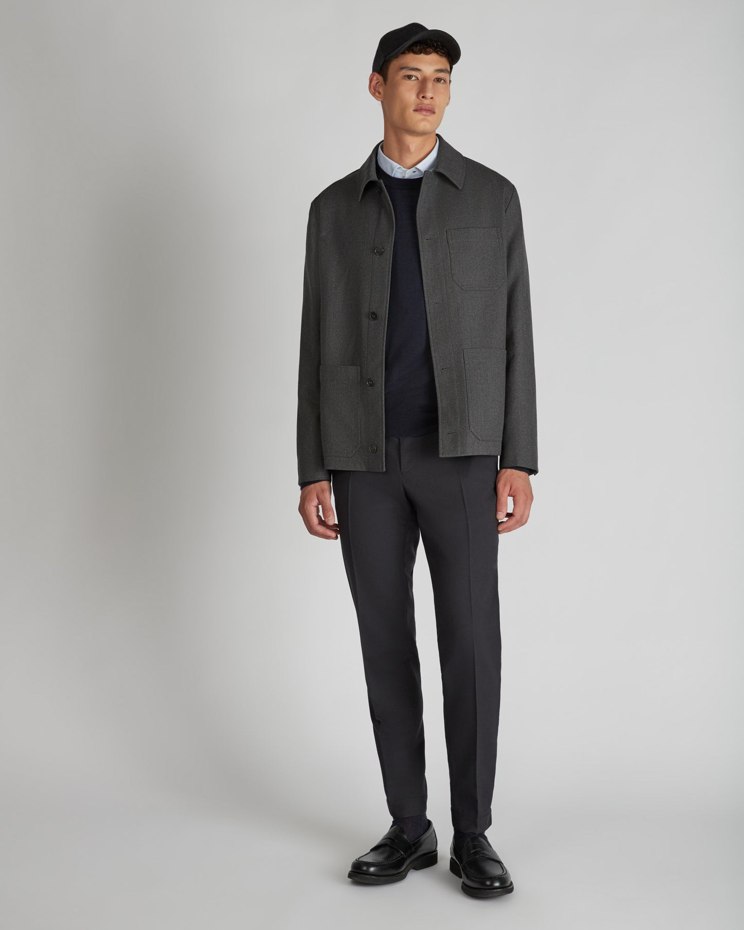 Girocollo slim fit in cashmere e seta