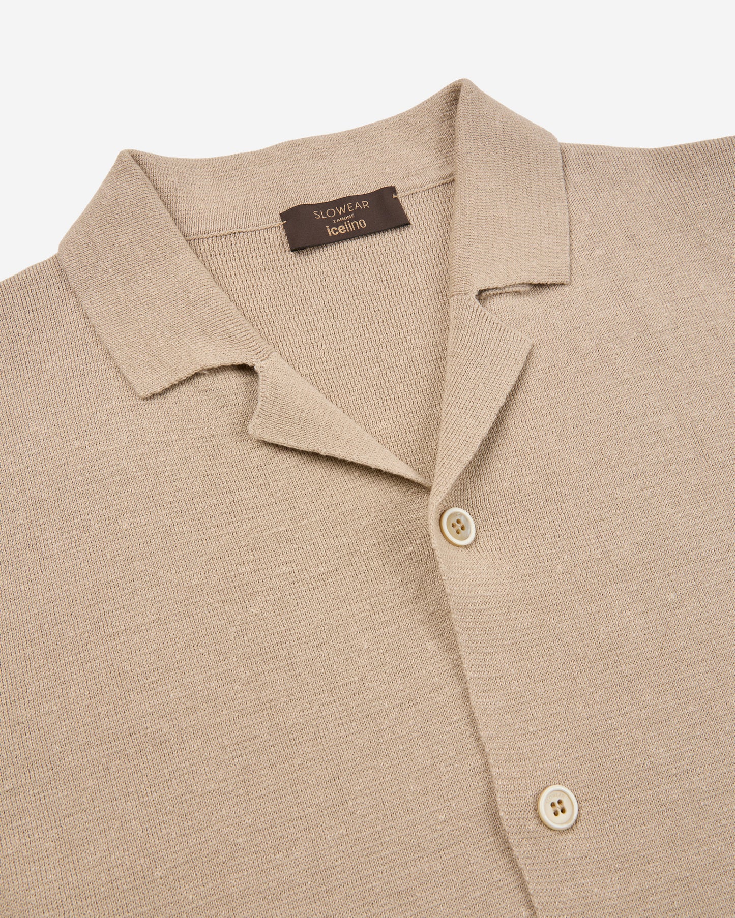 Slim fit linen and cotton jacket