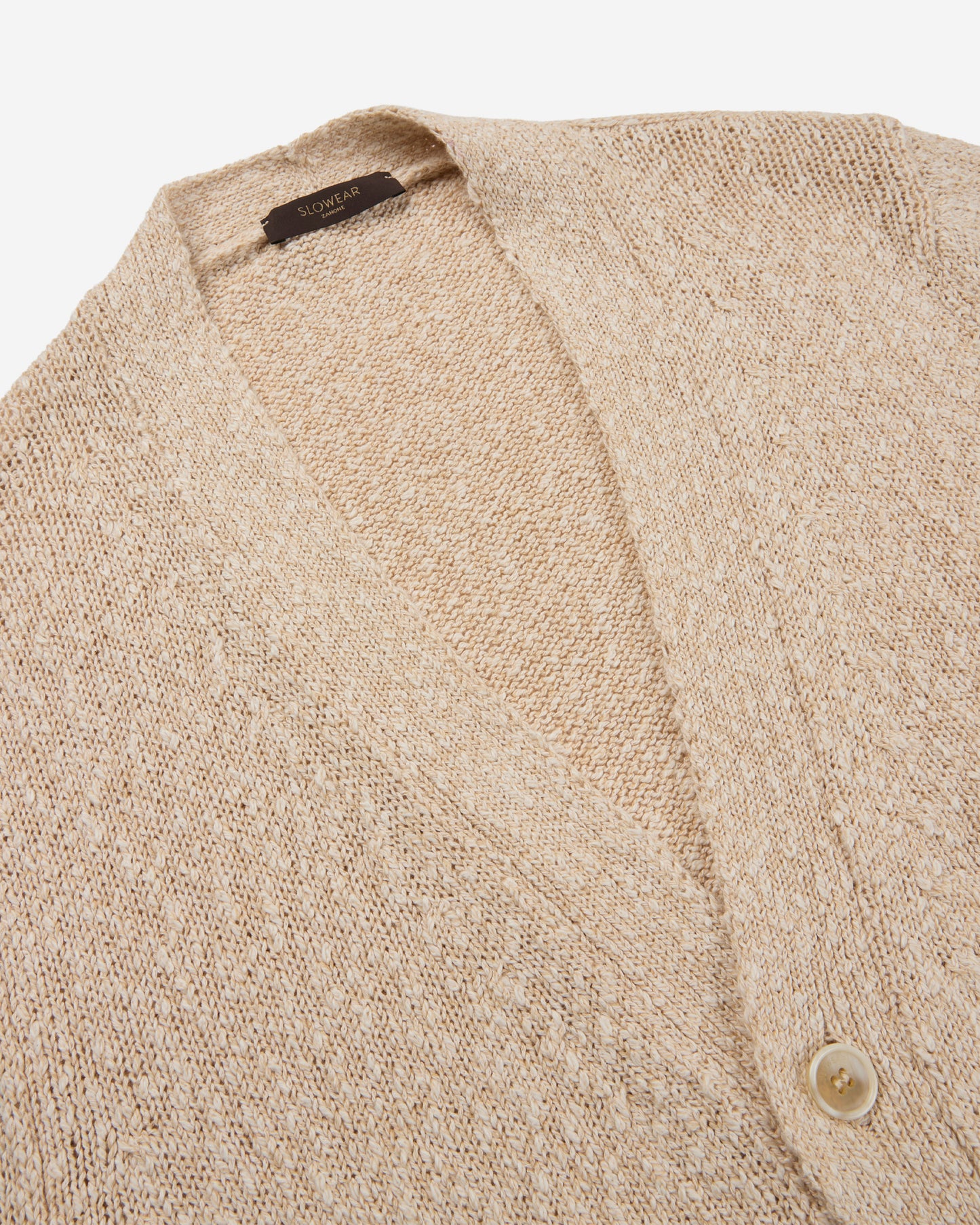 Slim fit cotton cardigan