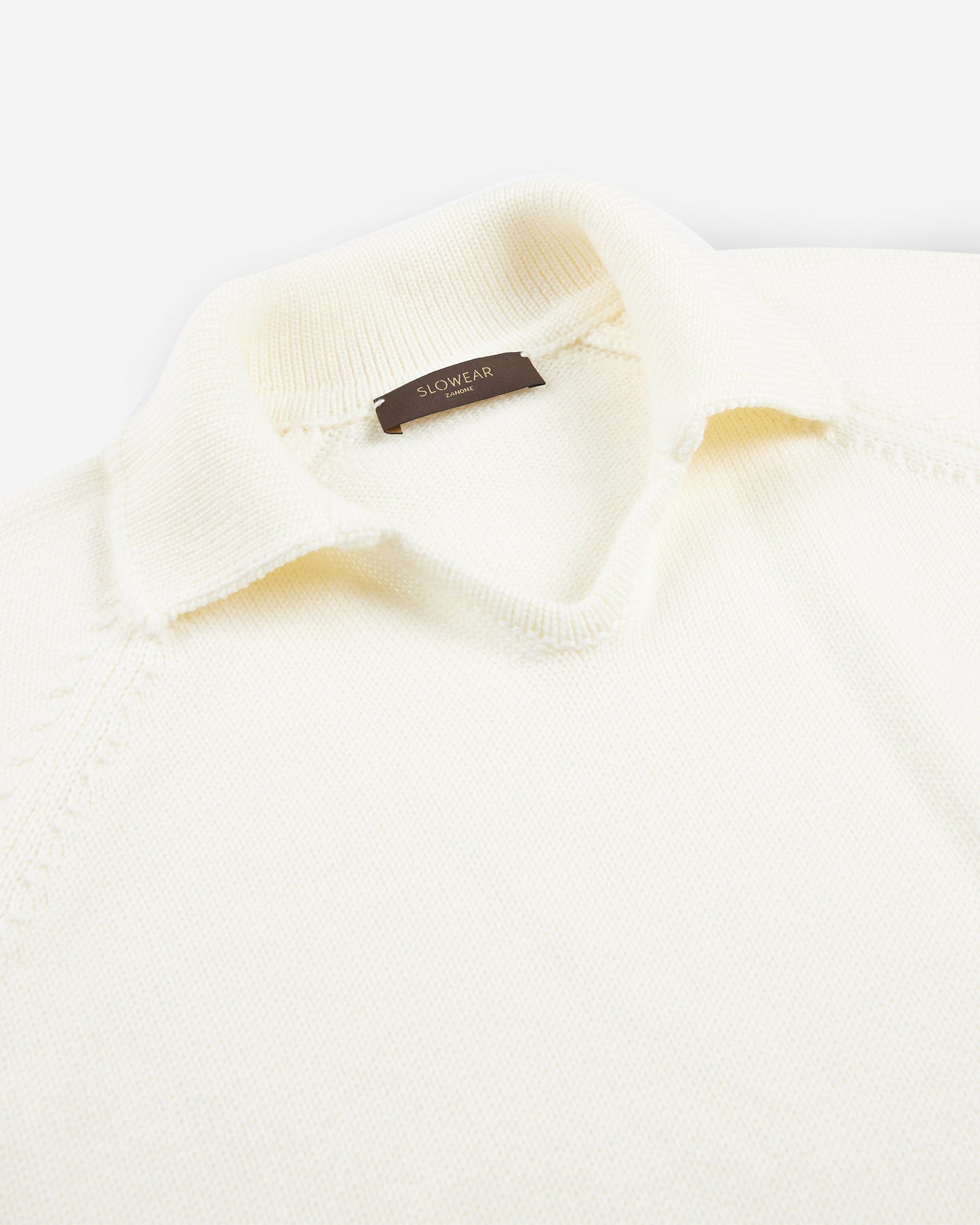 ウール・スリムフィットポロ