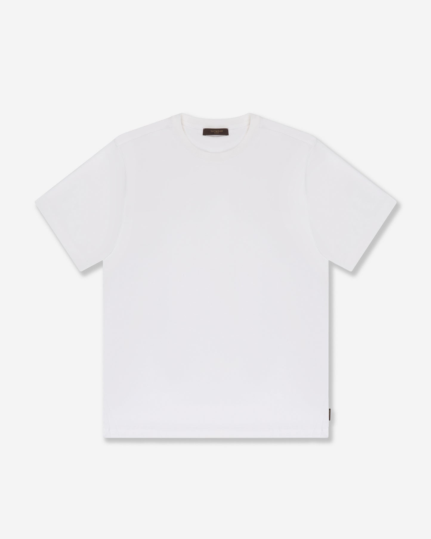 Slim fit cotton and silk jersey T-shirt