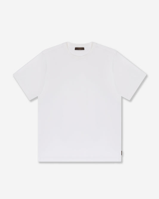 Slim fit cotton and silk jersey T-shirt