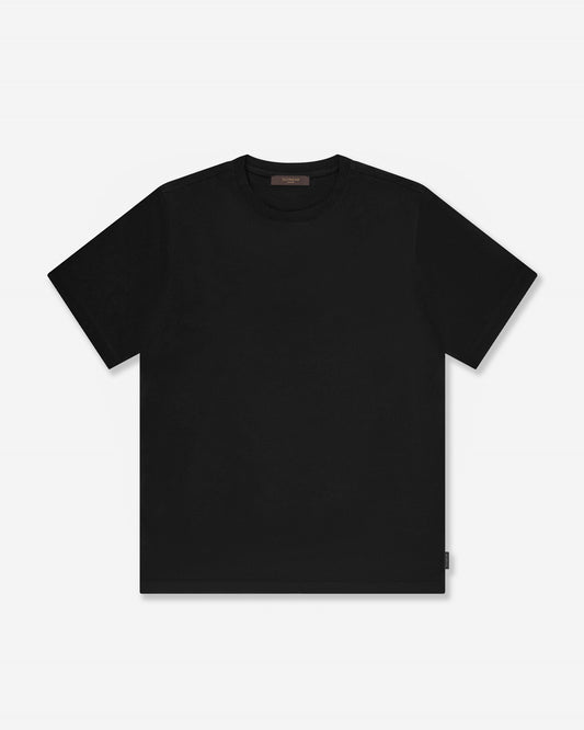 Slim fit cotton and silk jersey T-shirt