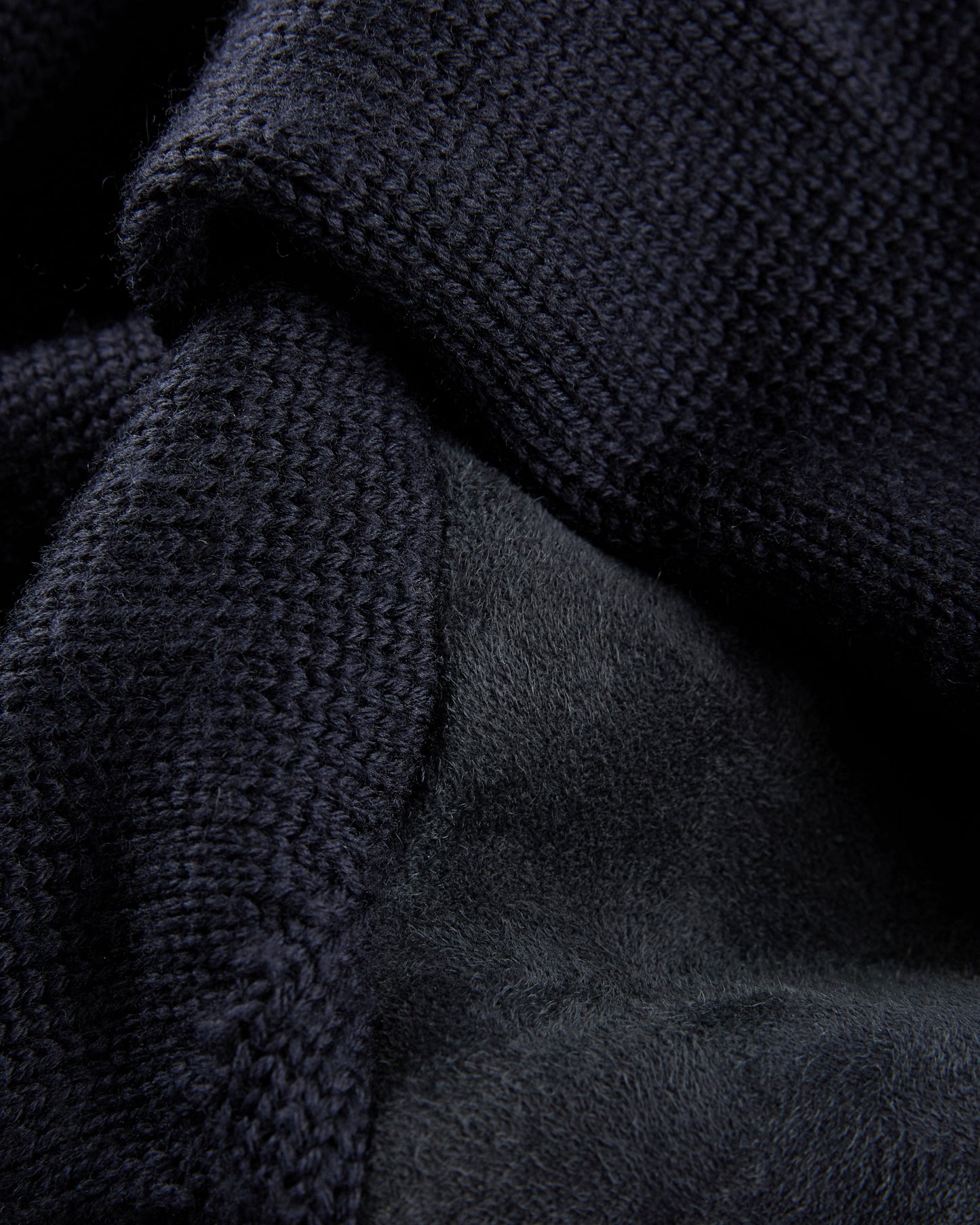 スエードとウール・スリムフィットブルゾン