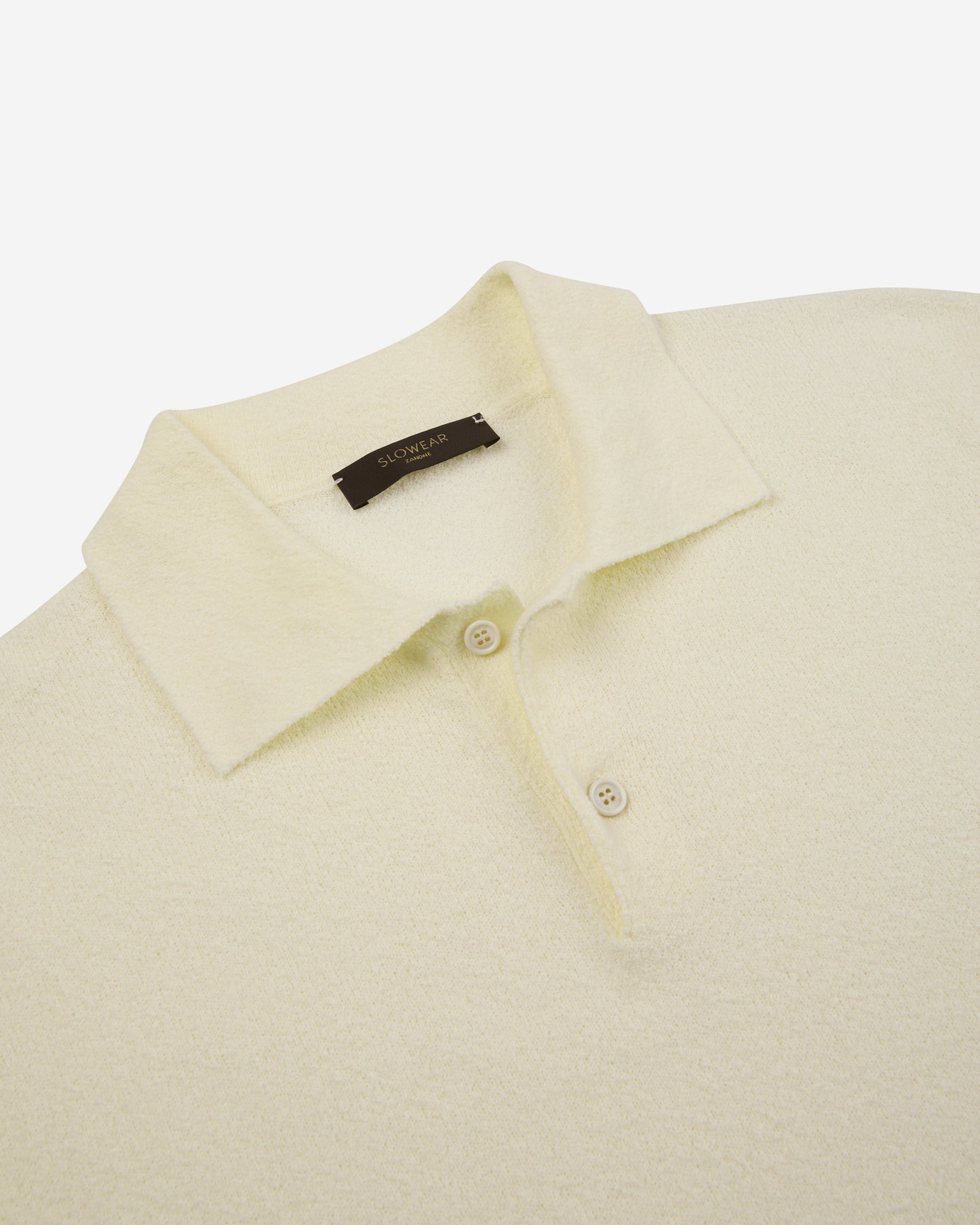 Poloshirt Slim Fit aus Baumwollbouclé