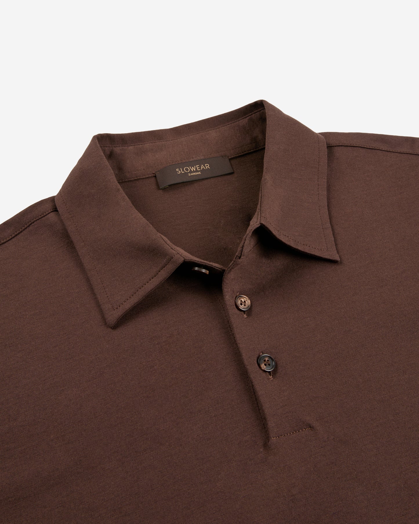 Poloshirt Slim Fit aus Baumwolljersey und Seide