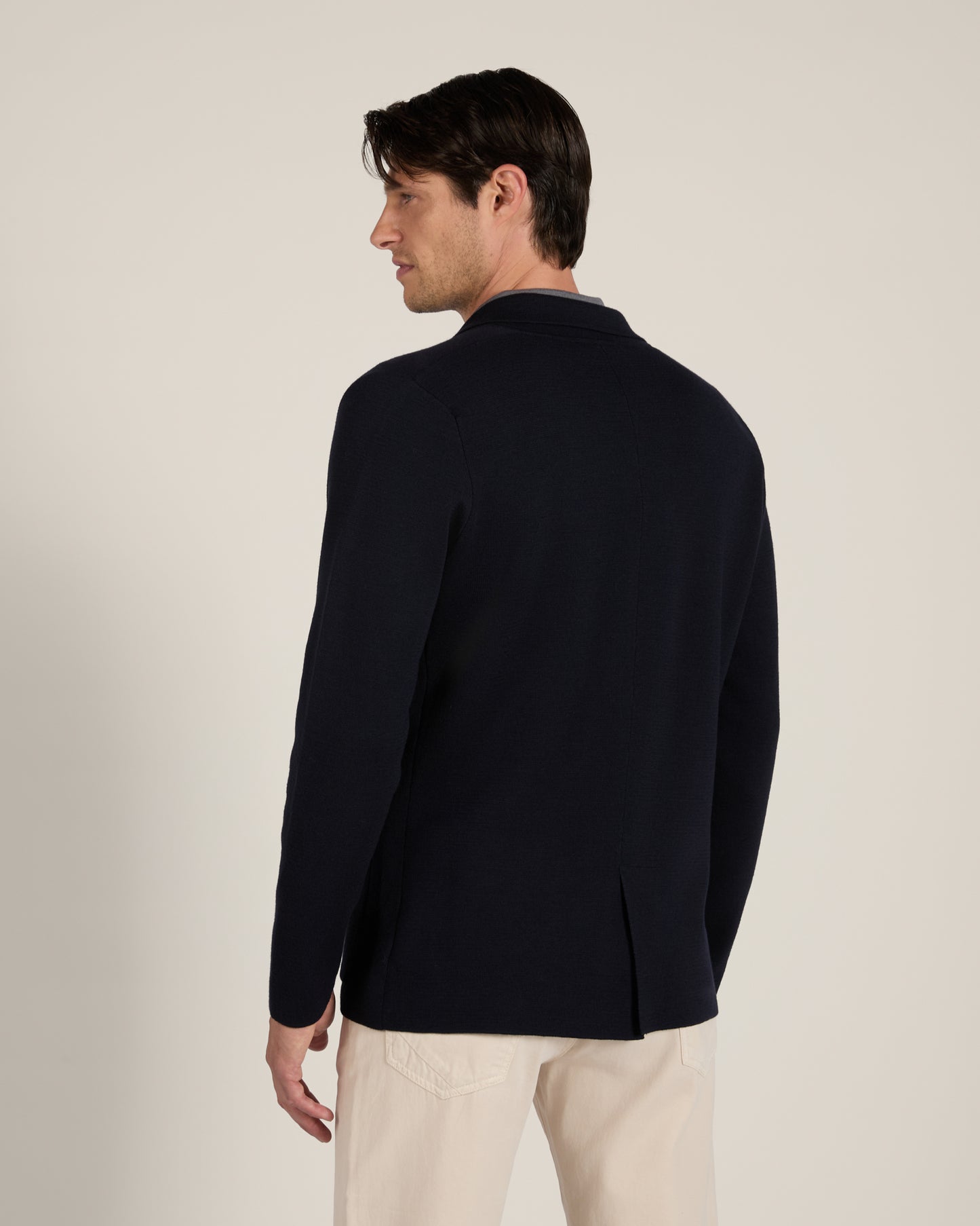 Blazer droit en laine