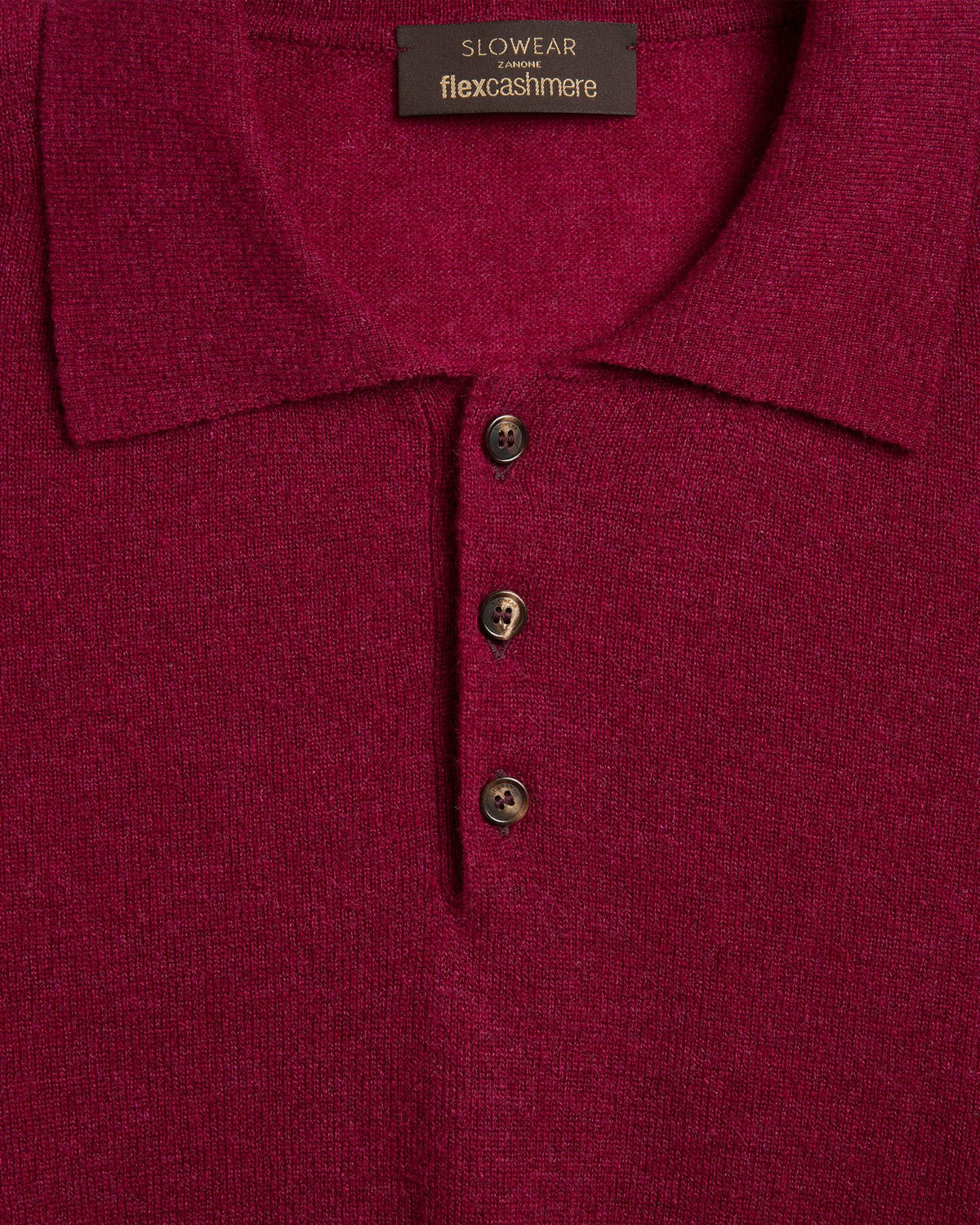 Zanone - FlexCashmere polo shirt - amaranth