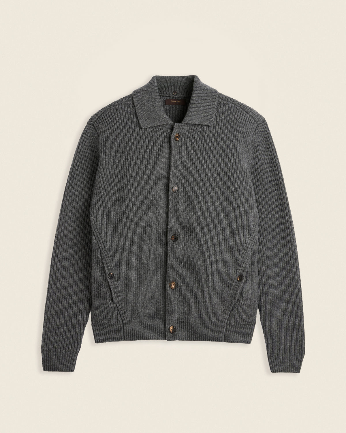 Cardigan slim fit in lana Geelong