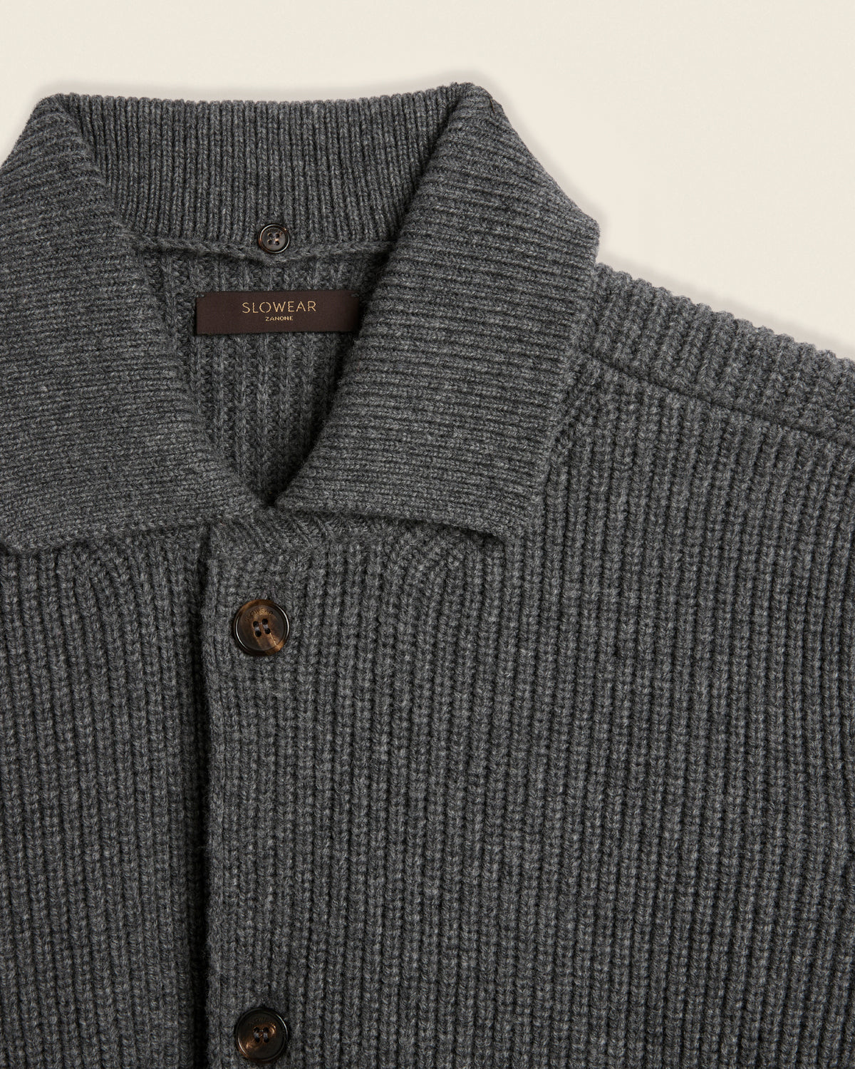 Cardigan slim fit in lana Geelong