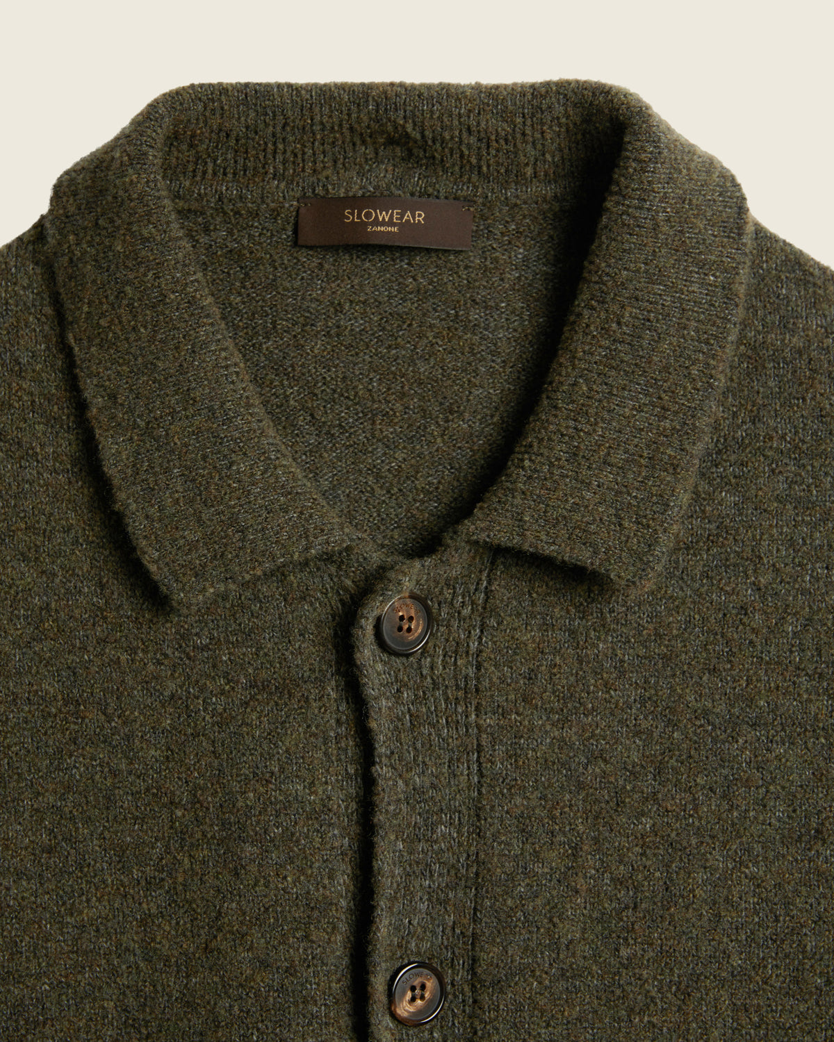 Bouclé-Overshirt aus Geelong-Wolle