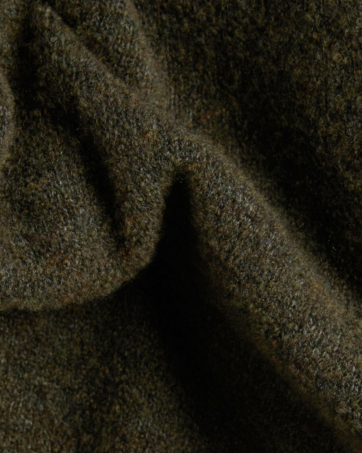 Bouclé-Overshirt aus Geelong-Wolle