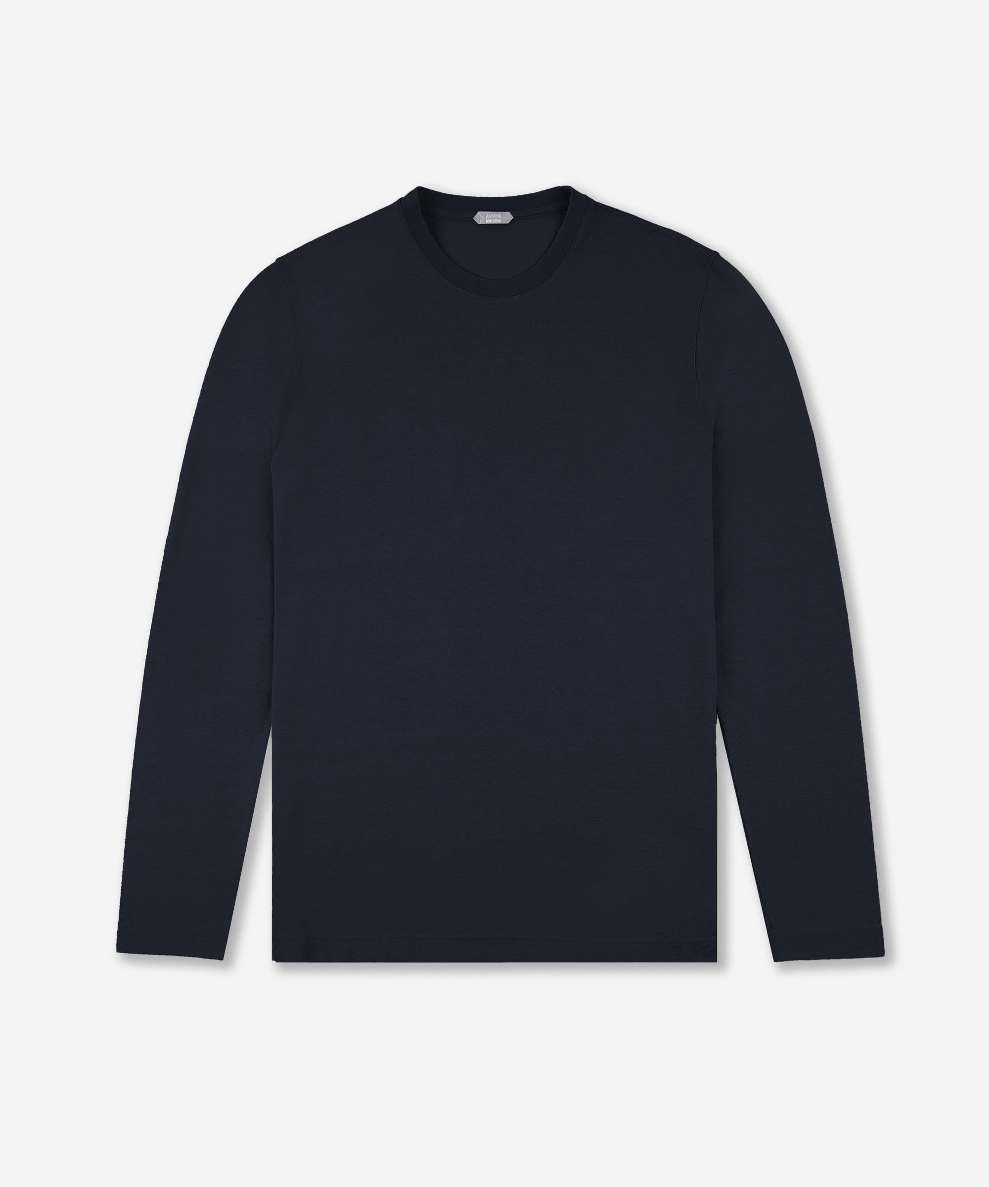 Zanone - Slim fit organic IceCotton T-shirt - navy blue