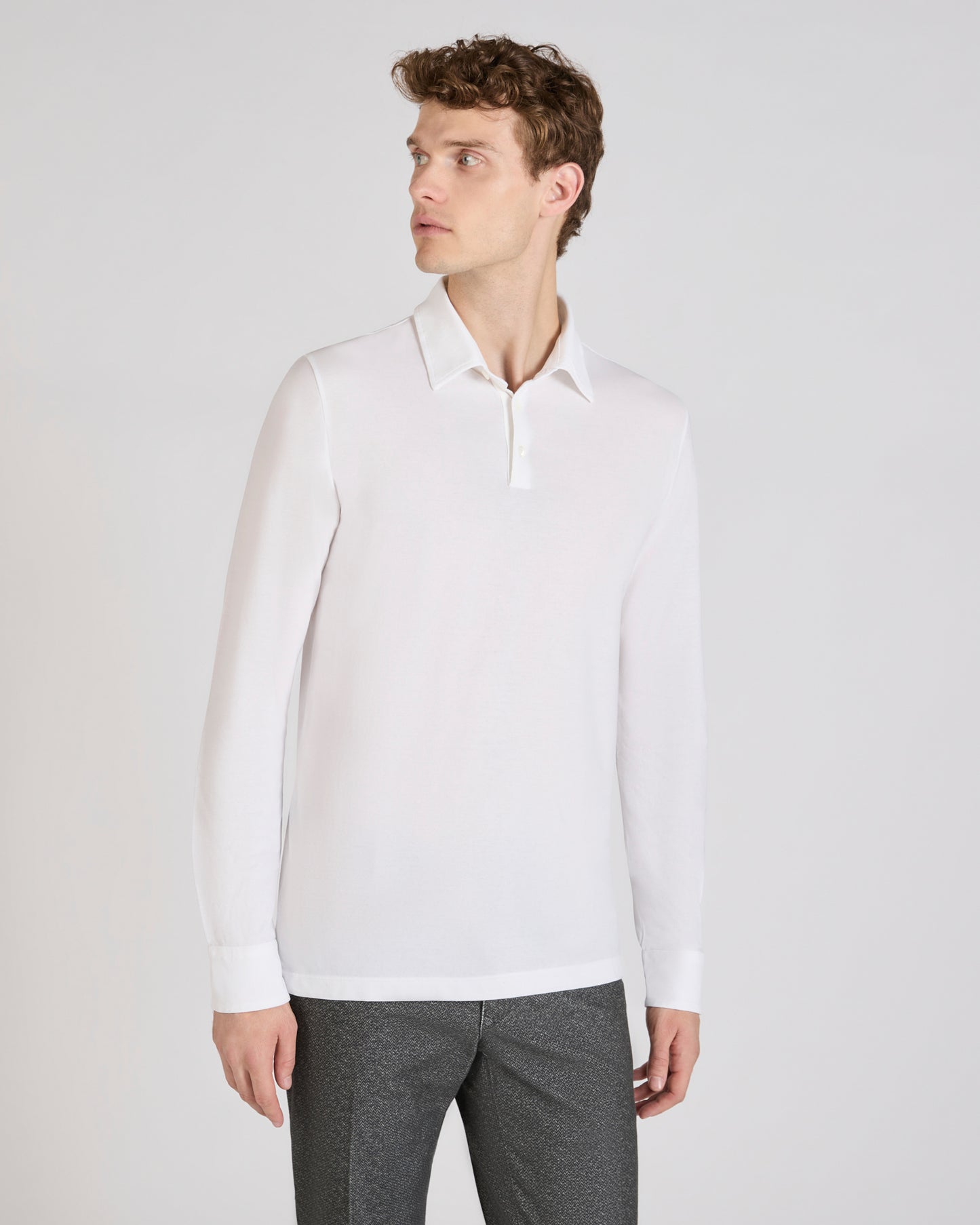 Polo slim fit in IceCotton