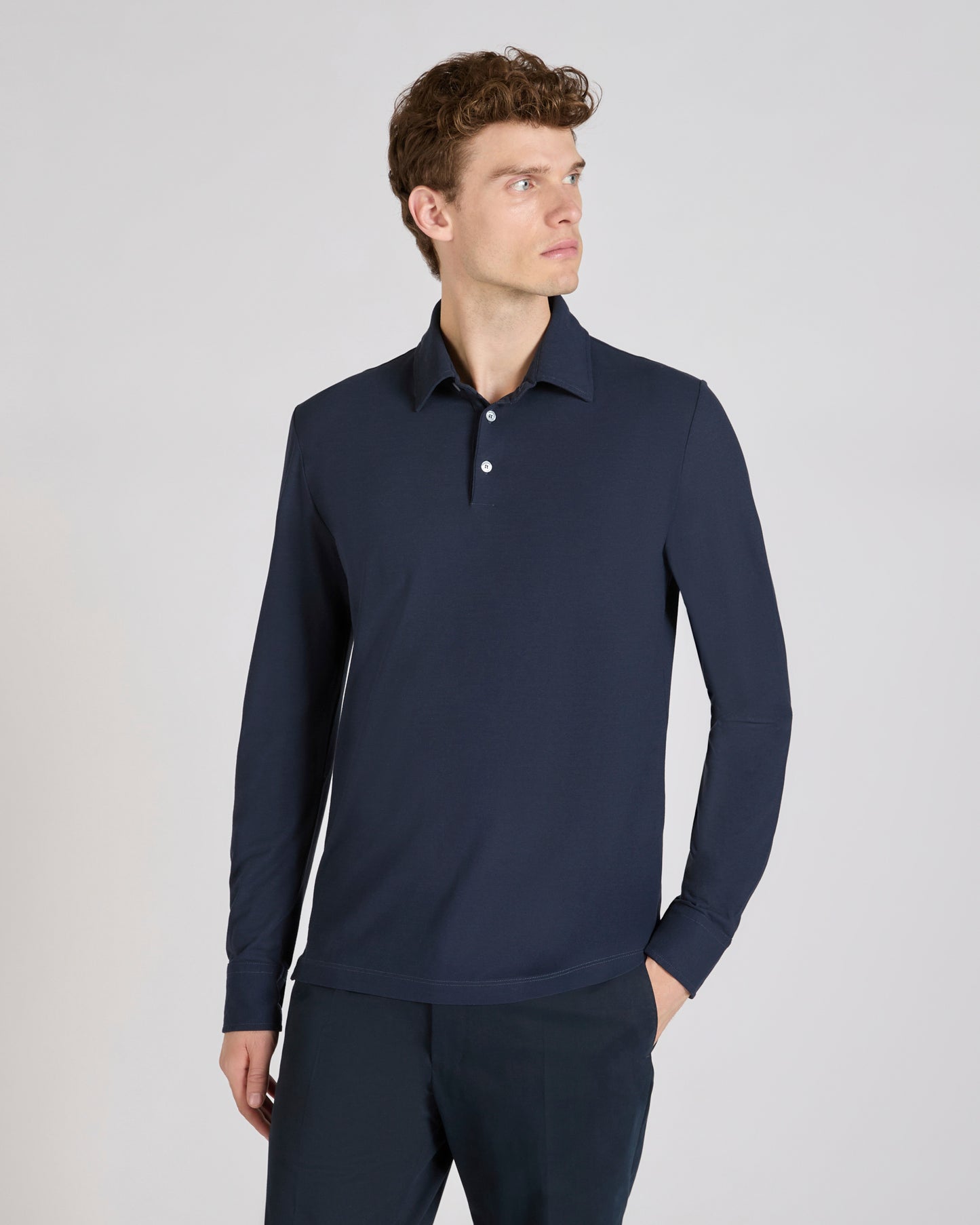 Polo slim fit in IceCotton