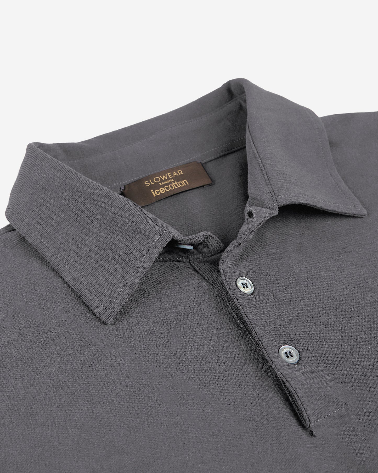 Slim-fit organic IceCotton polo shirt