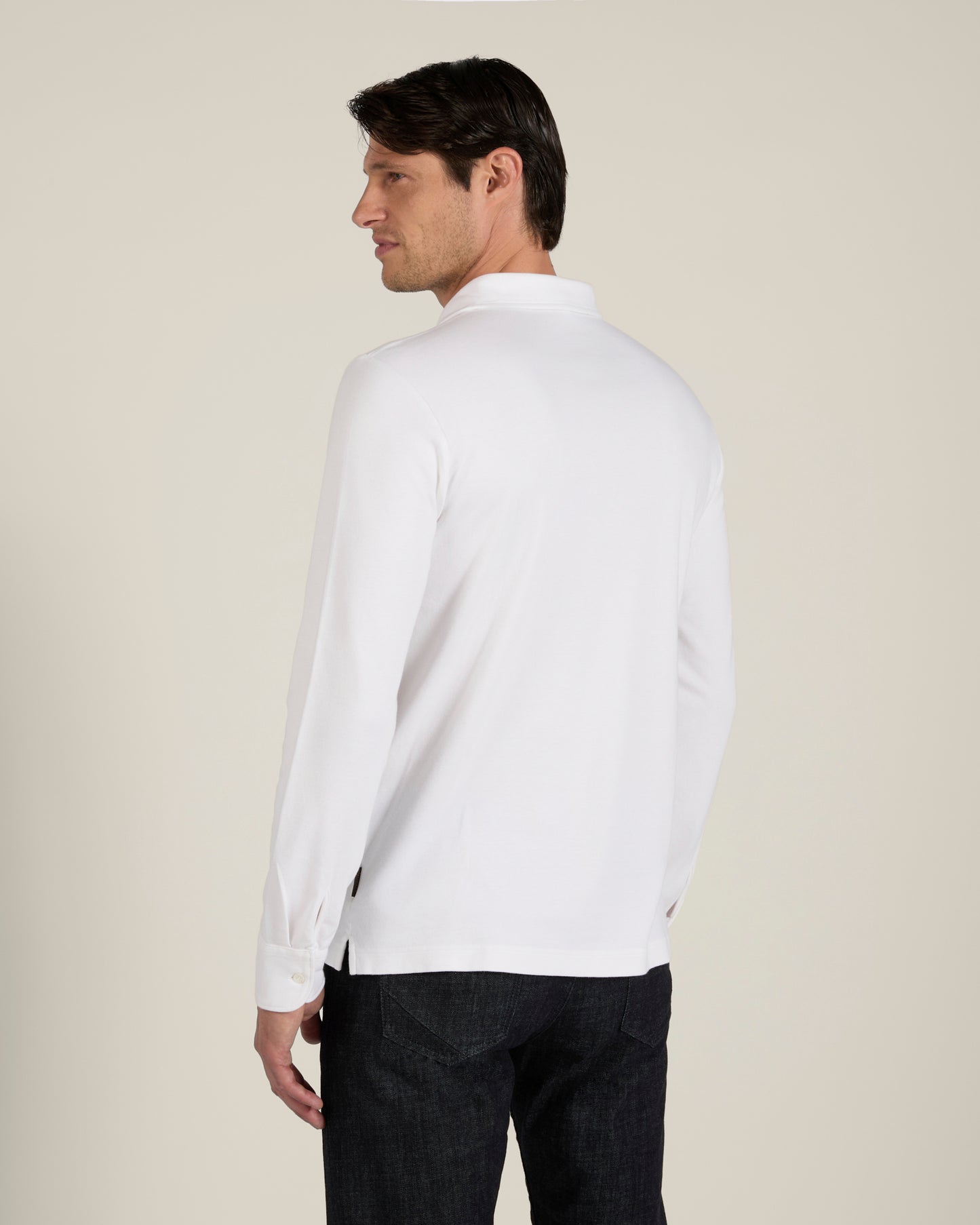Poloshirt aus Interlock-Baumwolle