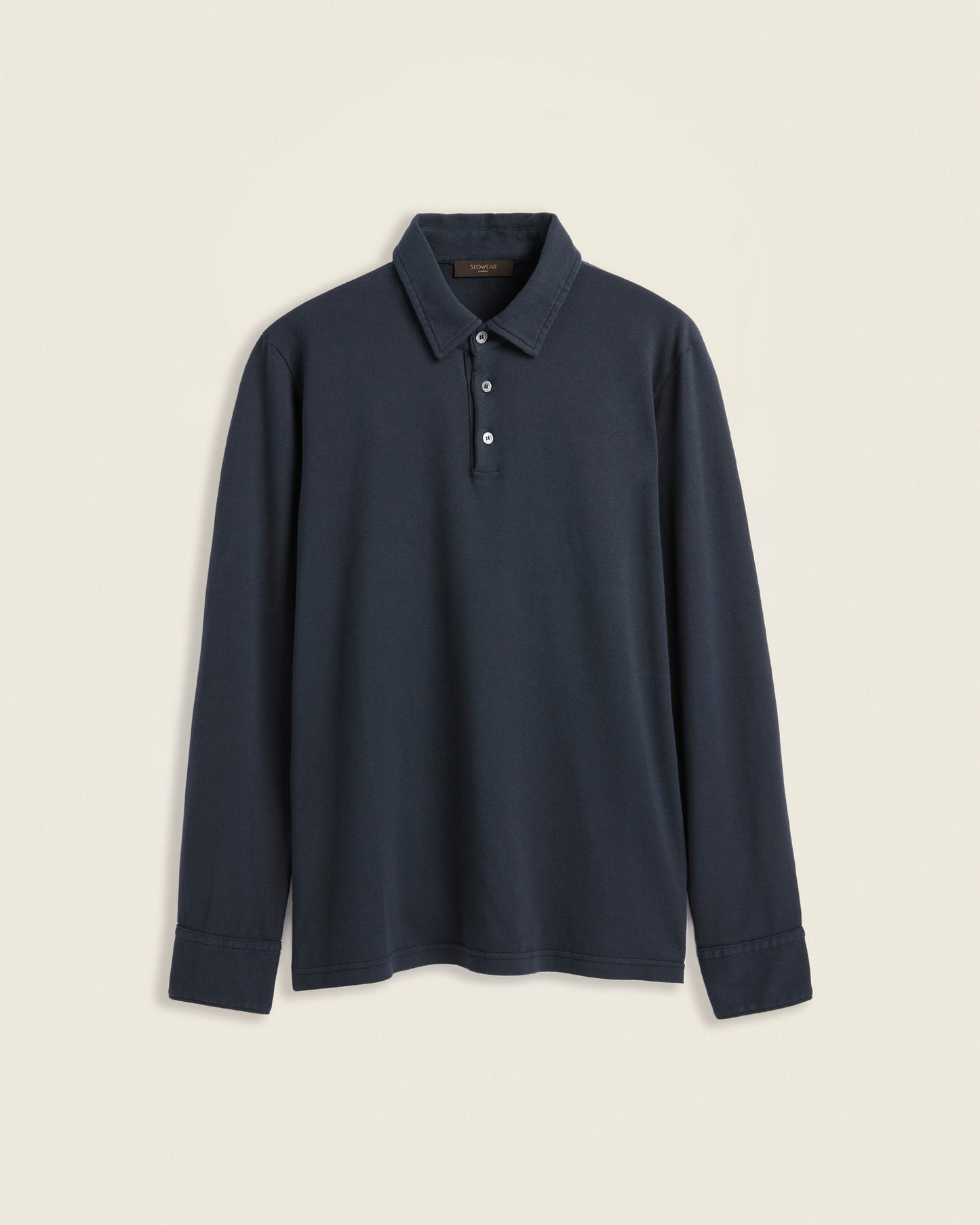 Interlock cotton polo shirt