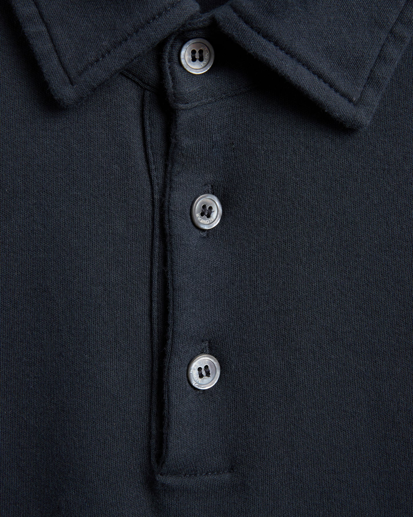 Interlock cotton polo shirt
