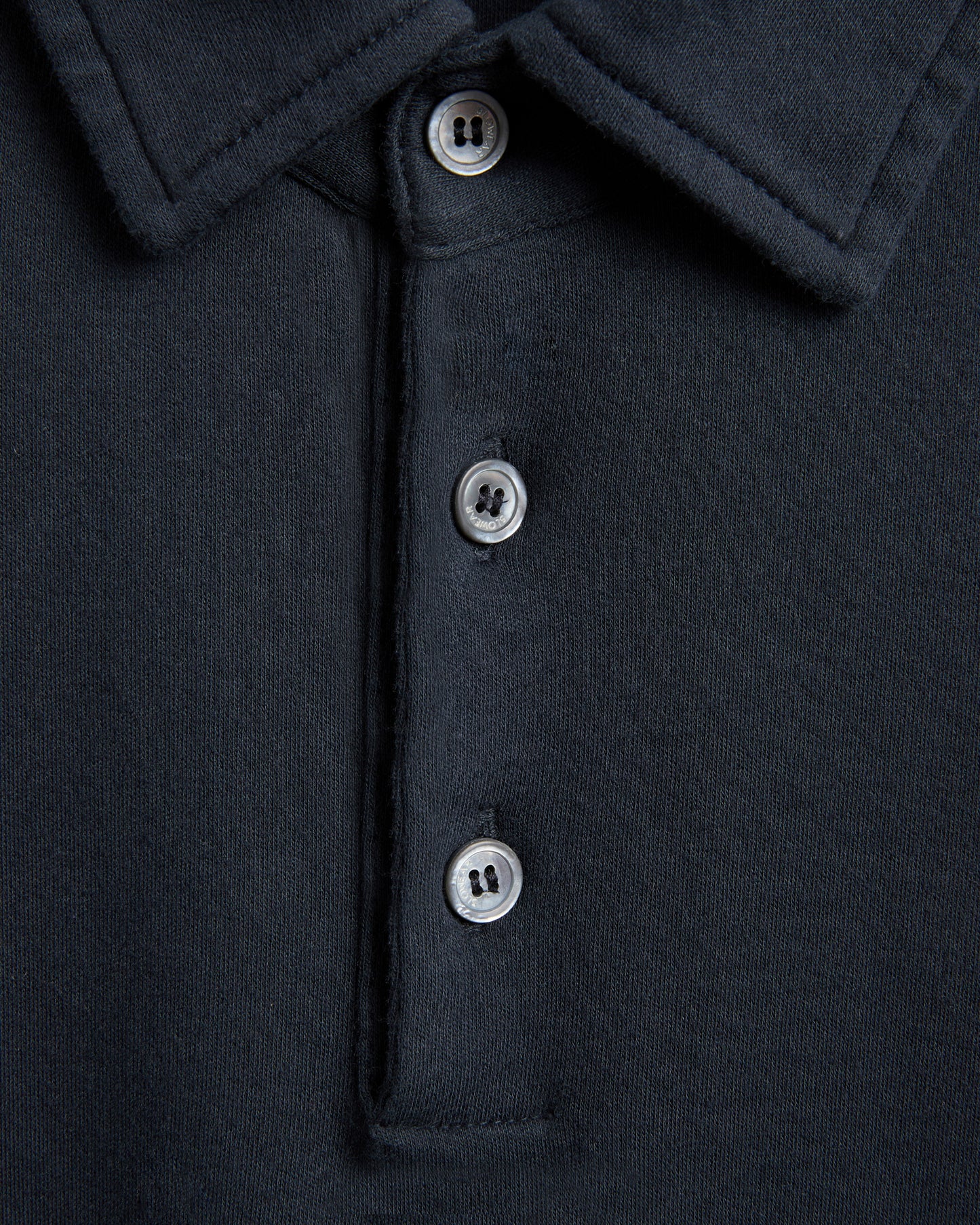 Interlock cotton polo shirt