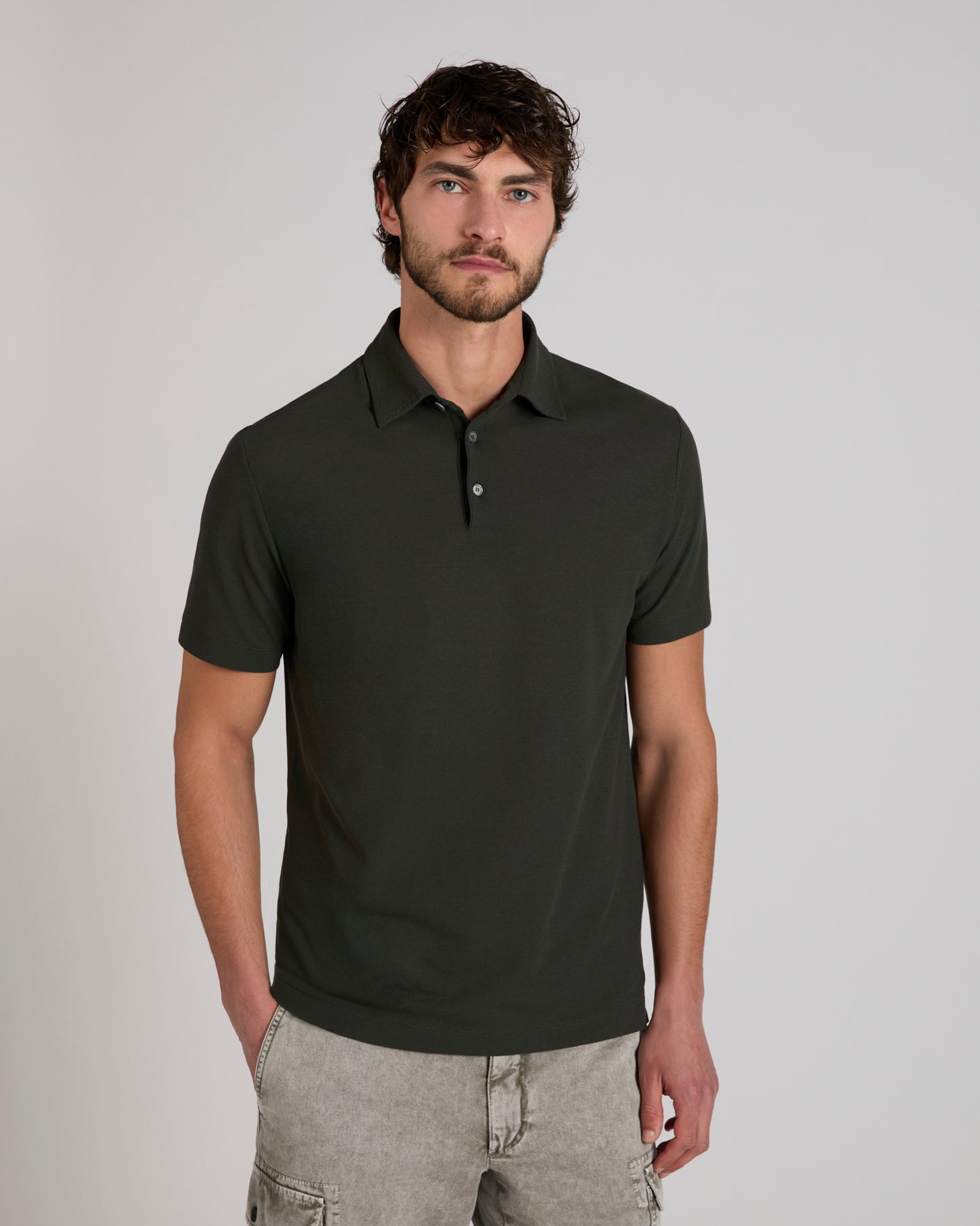 Slim fit IceCotton polo shirt