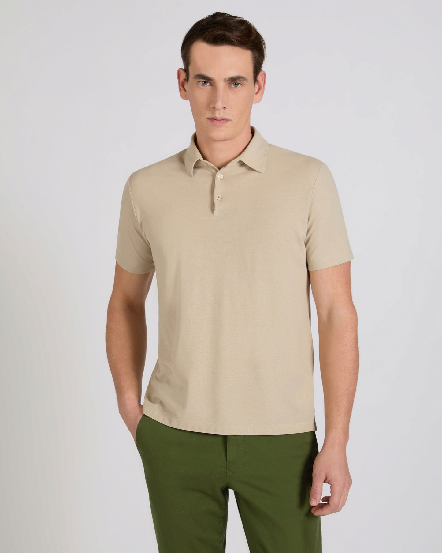 Slim fit IceCotton polo shirt
