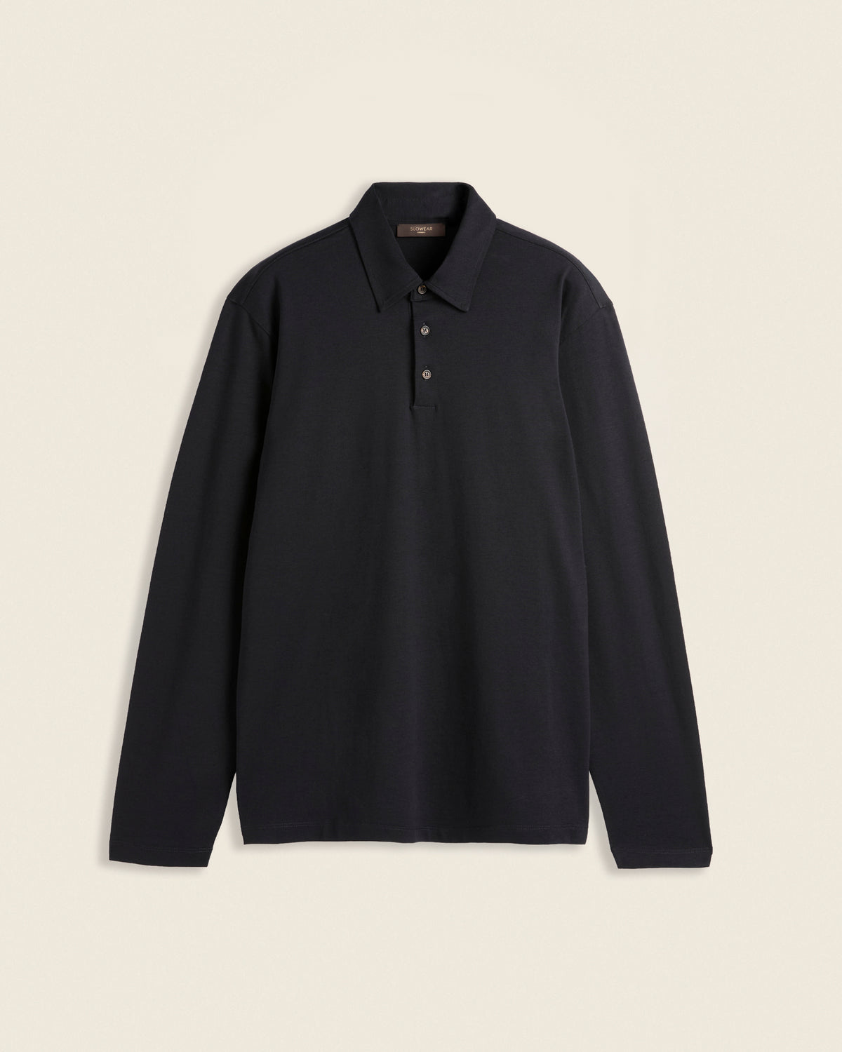 Polo slim fit in jersey di cotone e seta