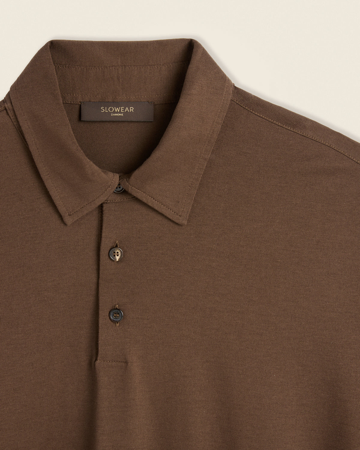 Poloshirt Slim Fit aus Baumwolljersey und Seide