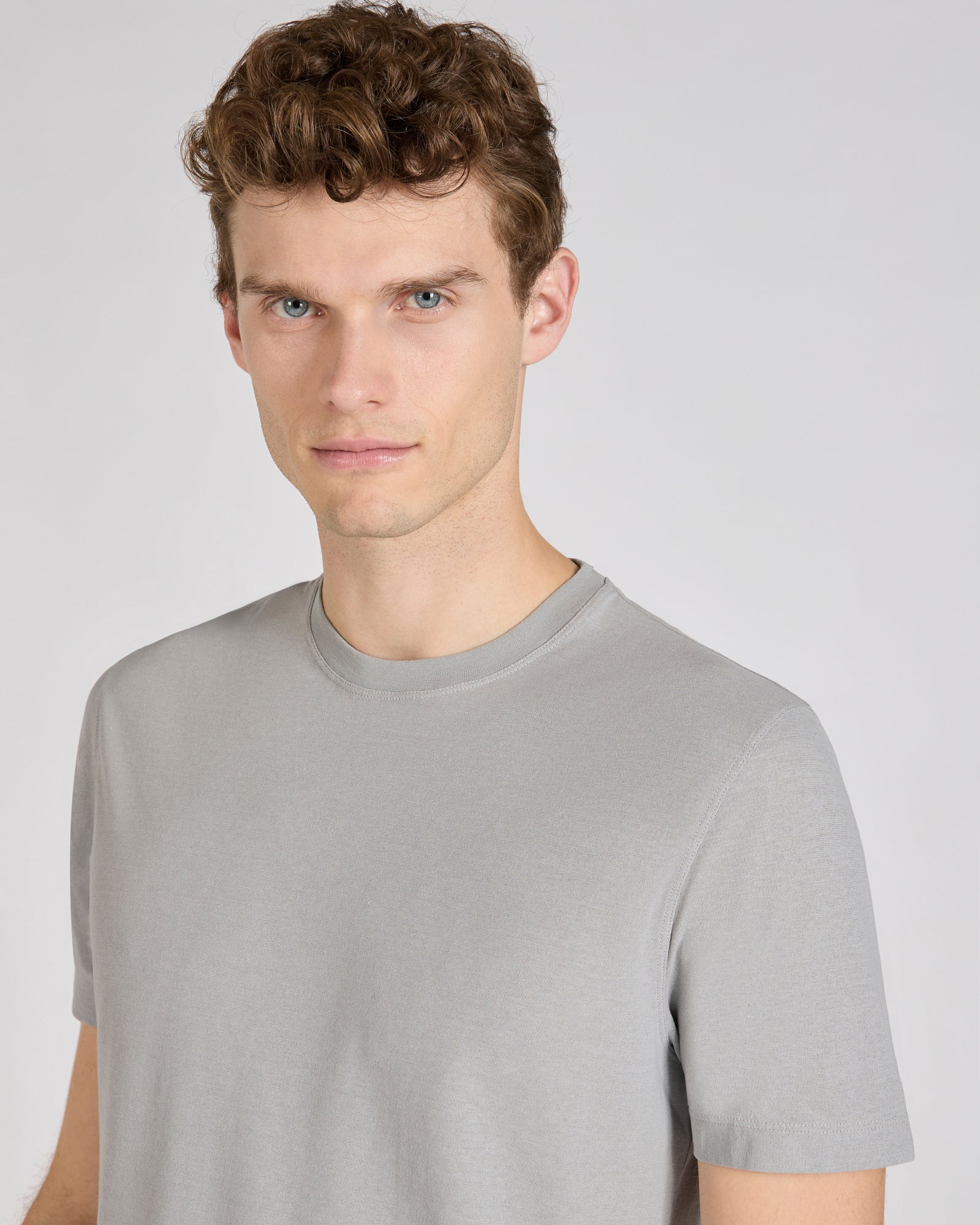 Zanone - アイスコットンスリムフィットTシャツ - グレー – Slowear