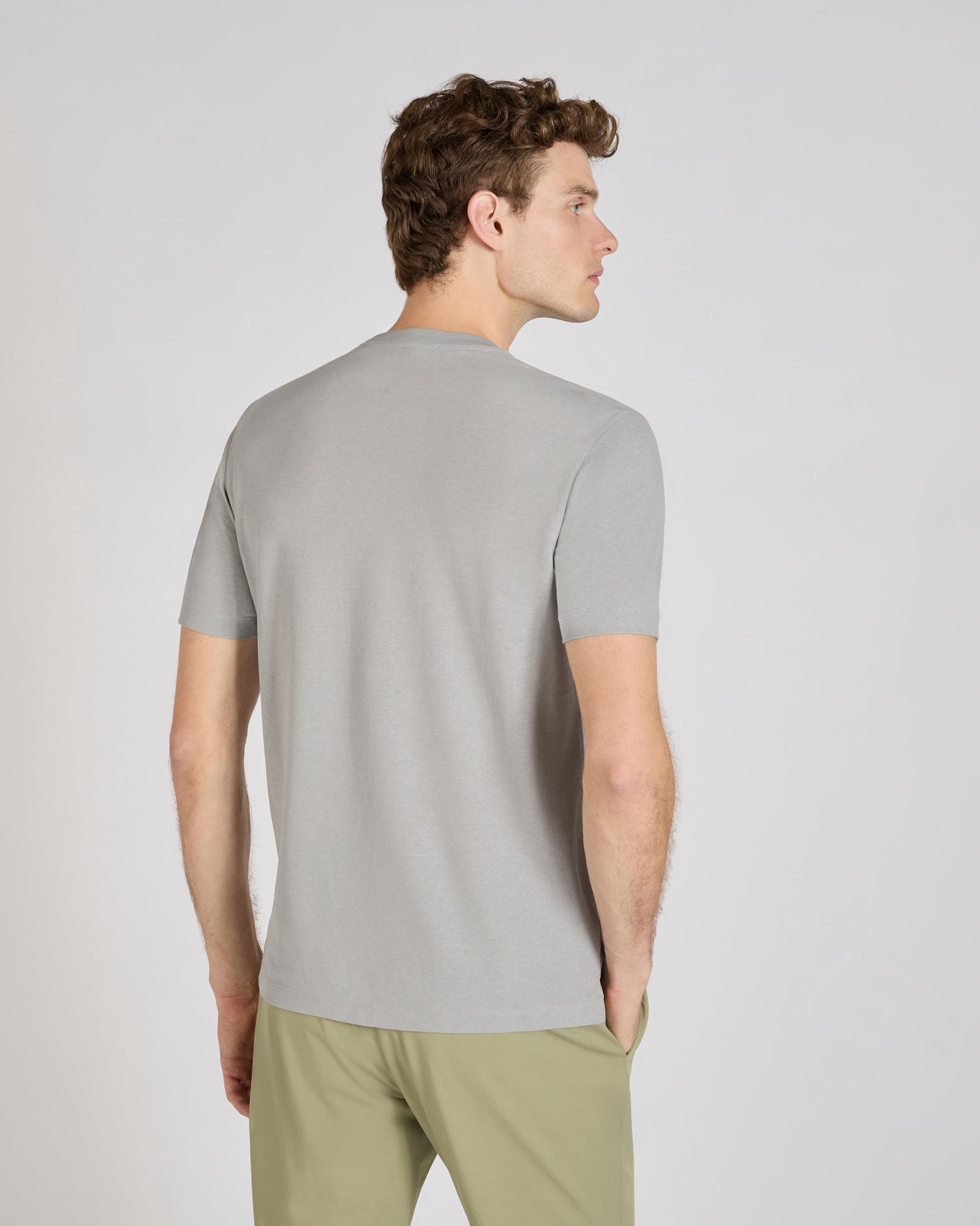 Zanone - アイスコットンスリムフィットTシャツ - グレー – Slowear