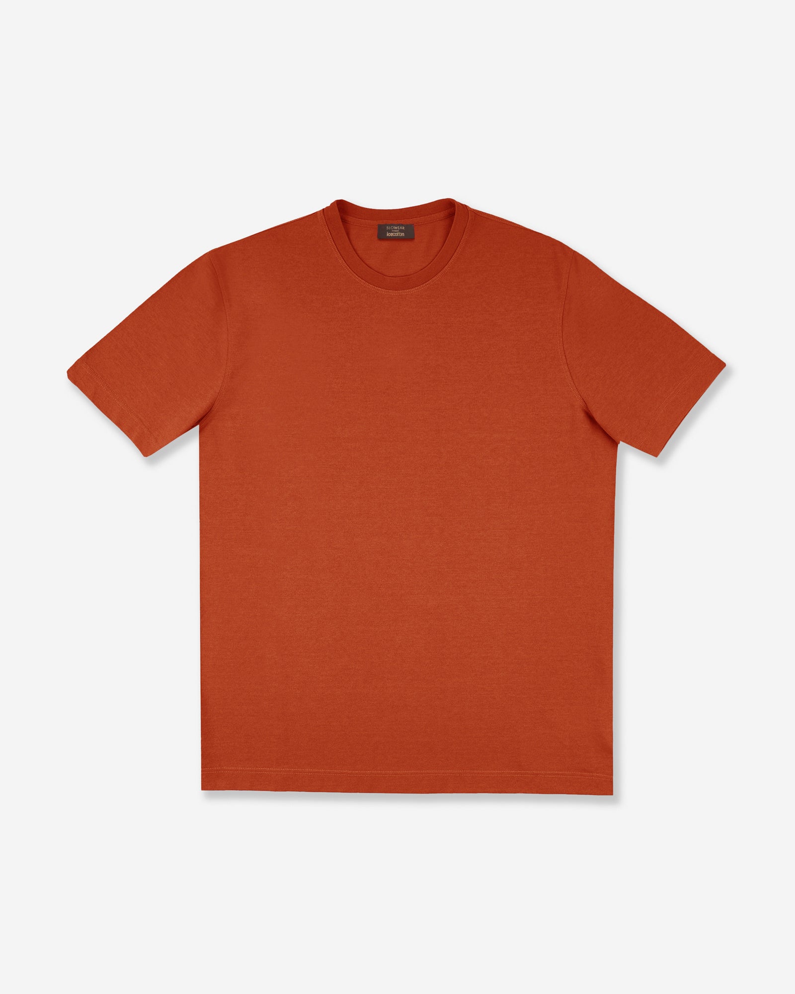 ZANONE ICECOTTON 長袖ジャージーシャツ 48 オレンジ 新品 Zanone - Slim fit IceCotton T-shirt - orange – Slowear