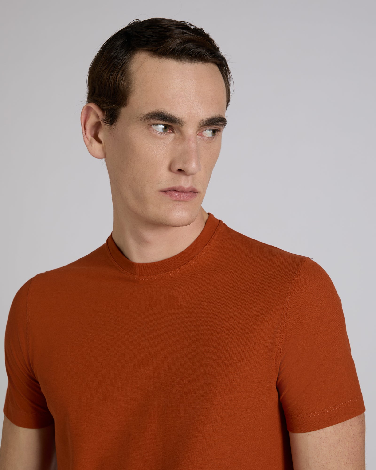 Zanone - Slim fit IceCotton T-shirt - orange – Slowear