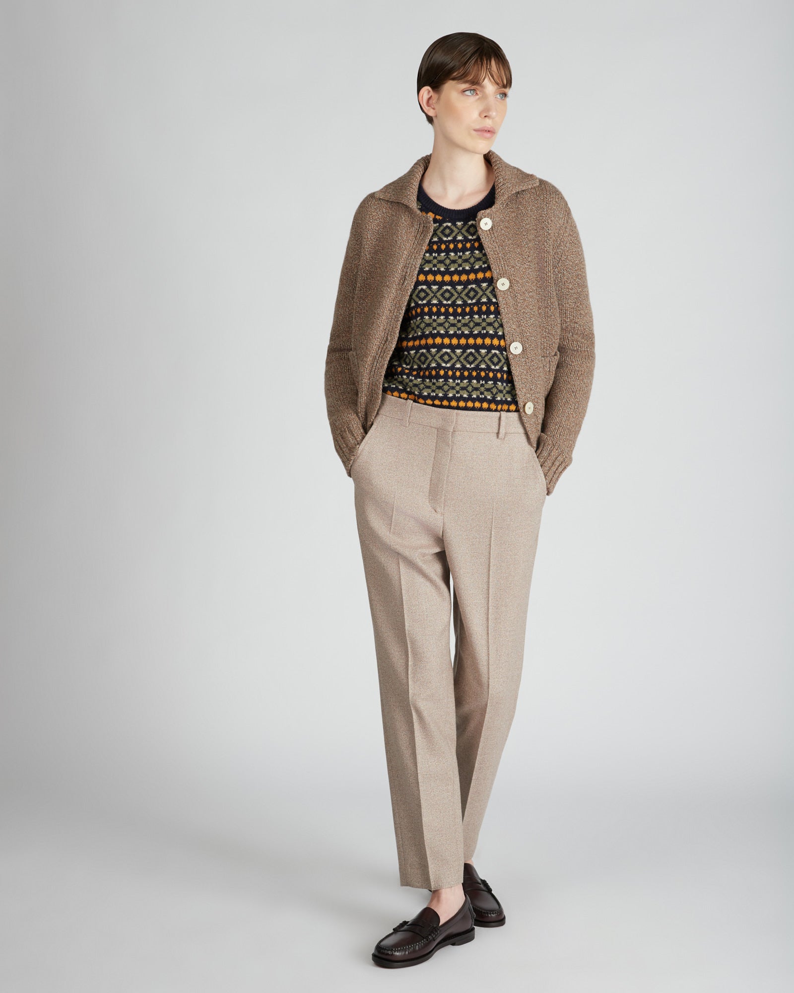 小物 ZANONE cashmere 小物 ZANONE cashmere Zanone - Slim fit wool and cashmere crew neck