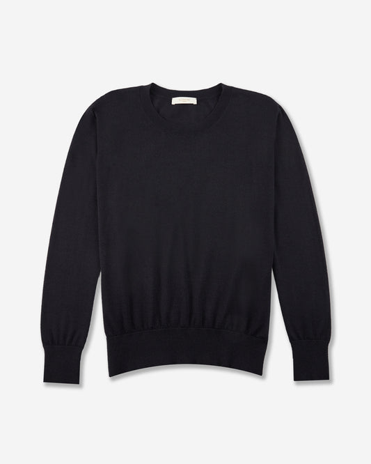 カシミアとシルク・レギュラーフィットクルーネック