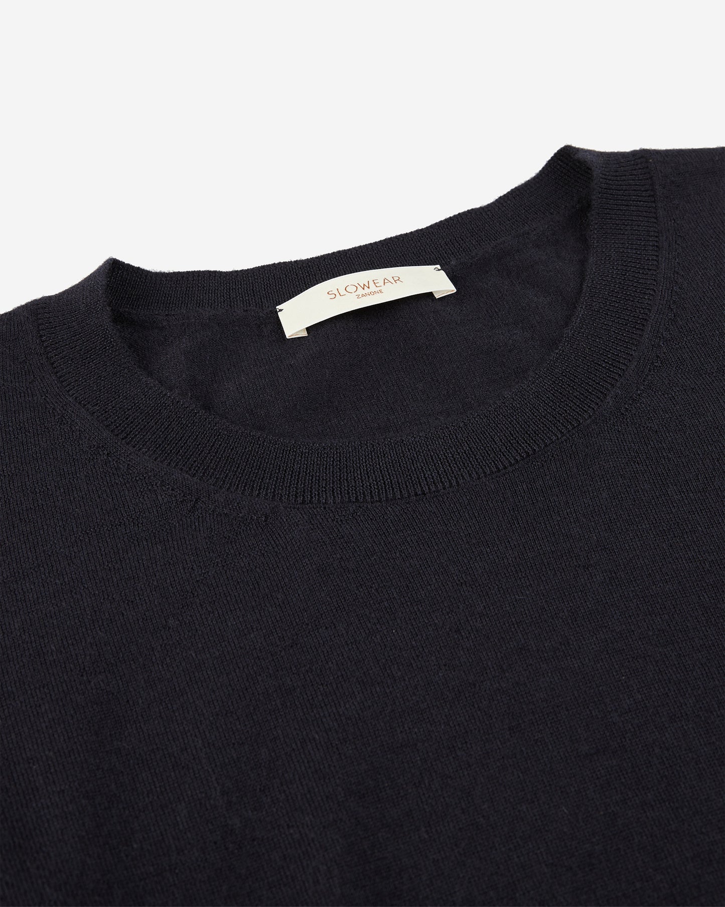 カシミアとシルク・レギュラーフィットクルーネック