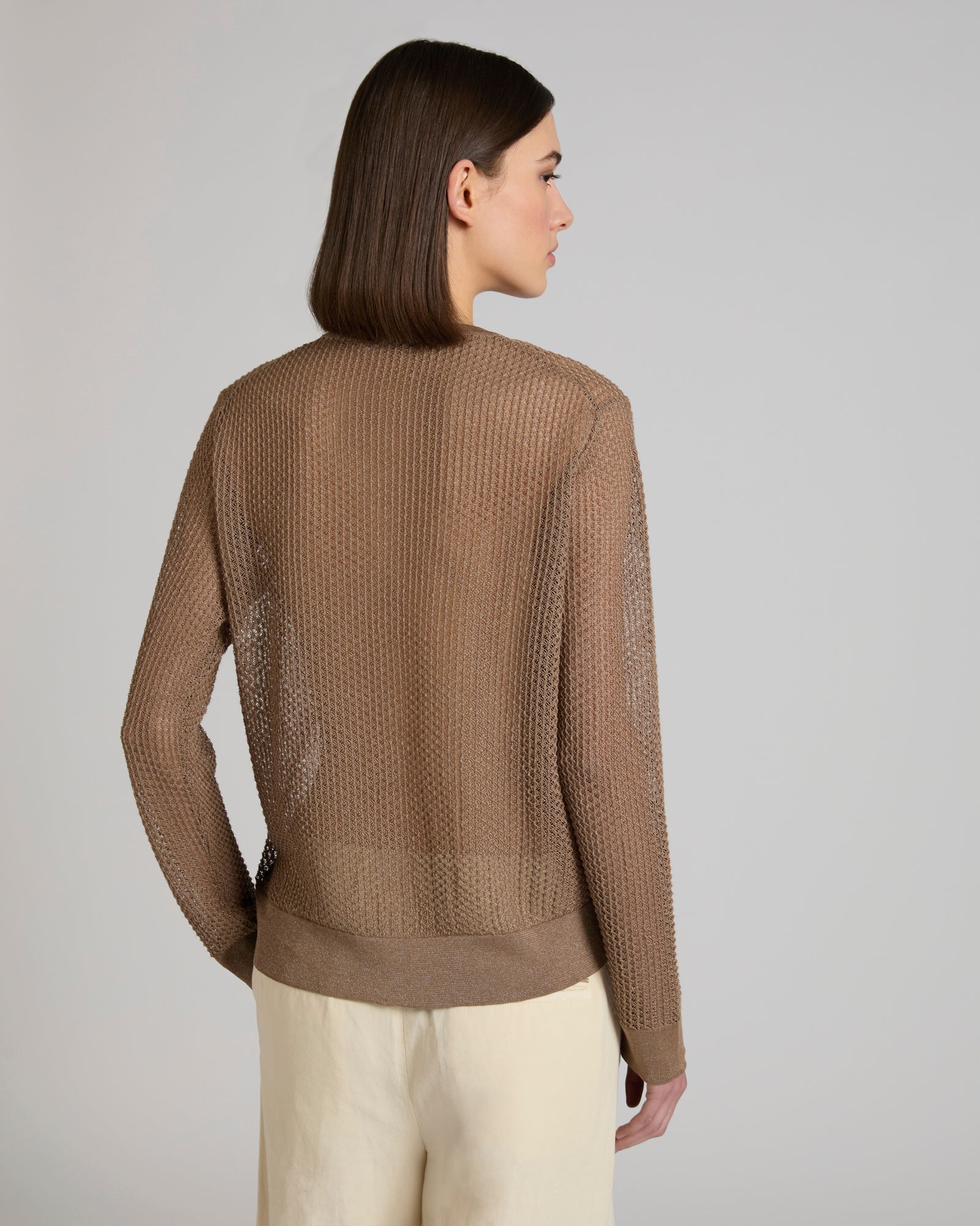 Zanone -Regular fit viscose cardigan – Slowear