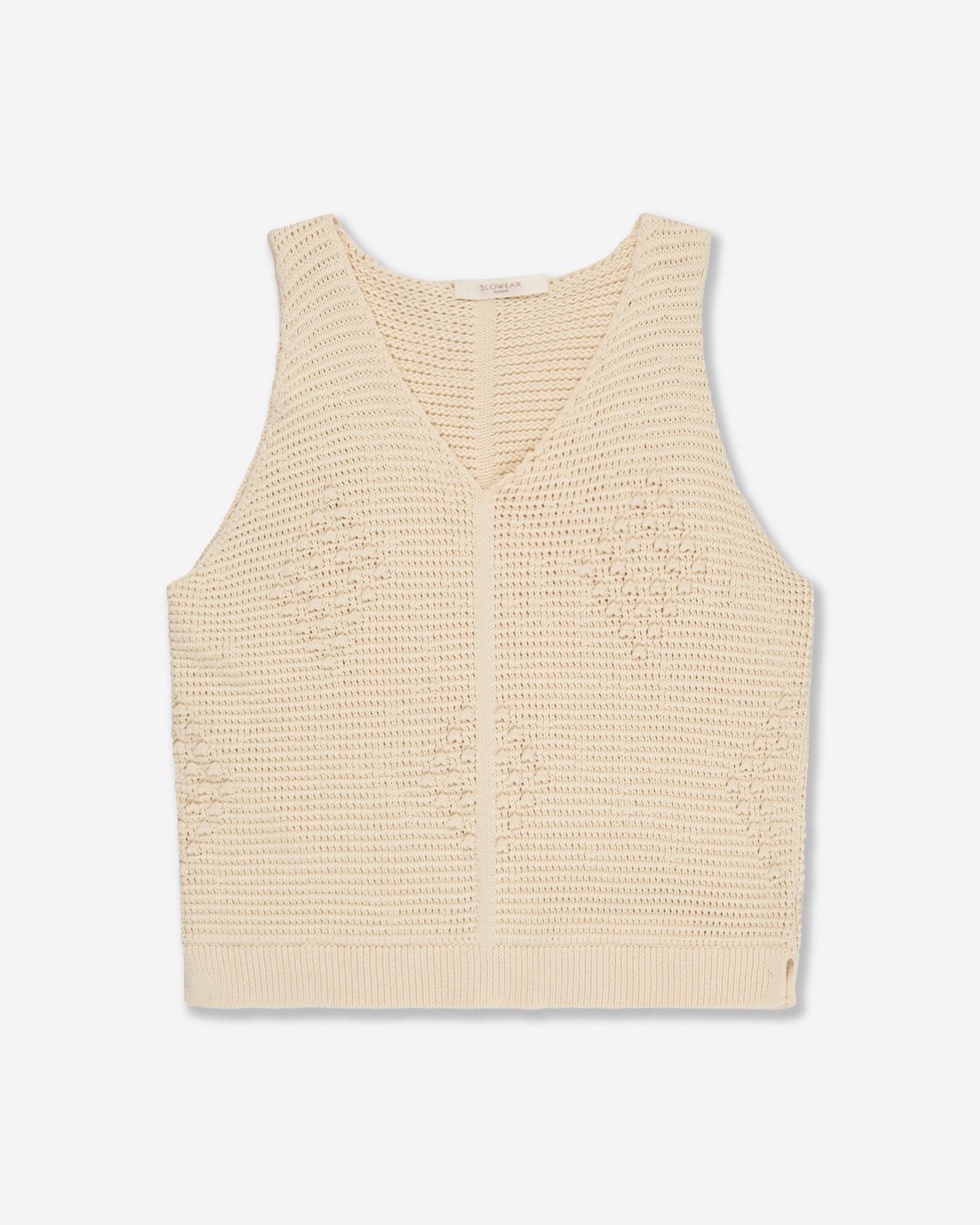 Zanone - Slim fit cotton vest top - butter