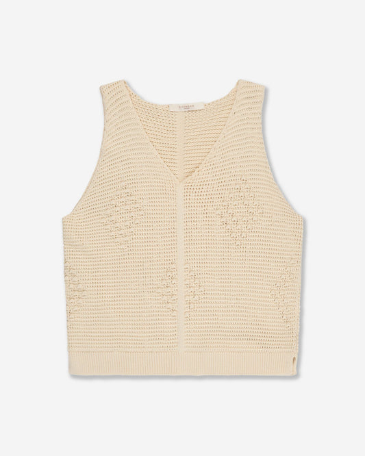 Zanone - Slim fit cotton vest top - butter