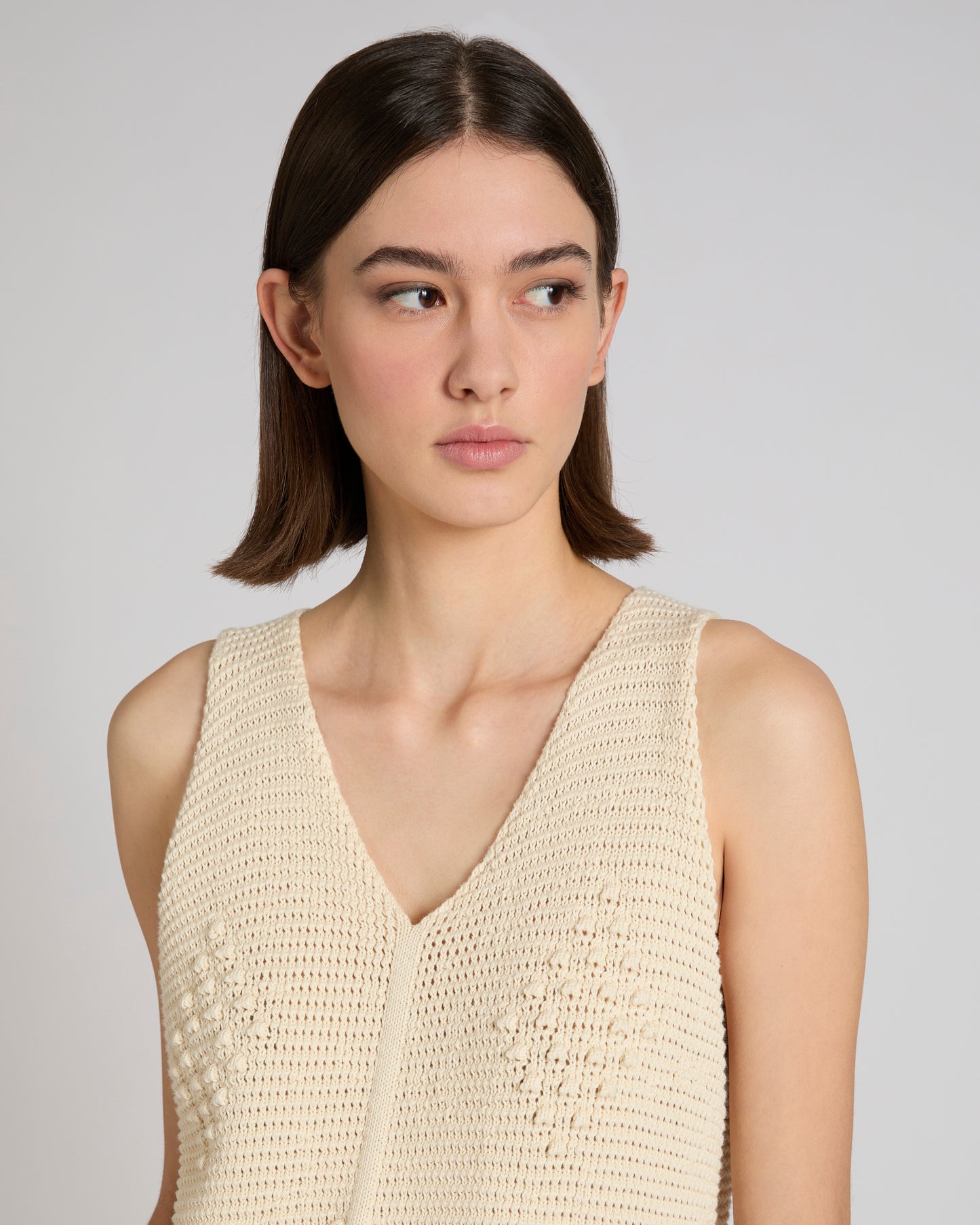 Slim fit cotton vest top