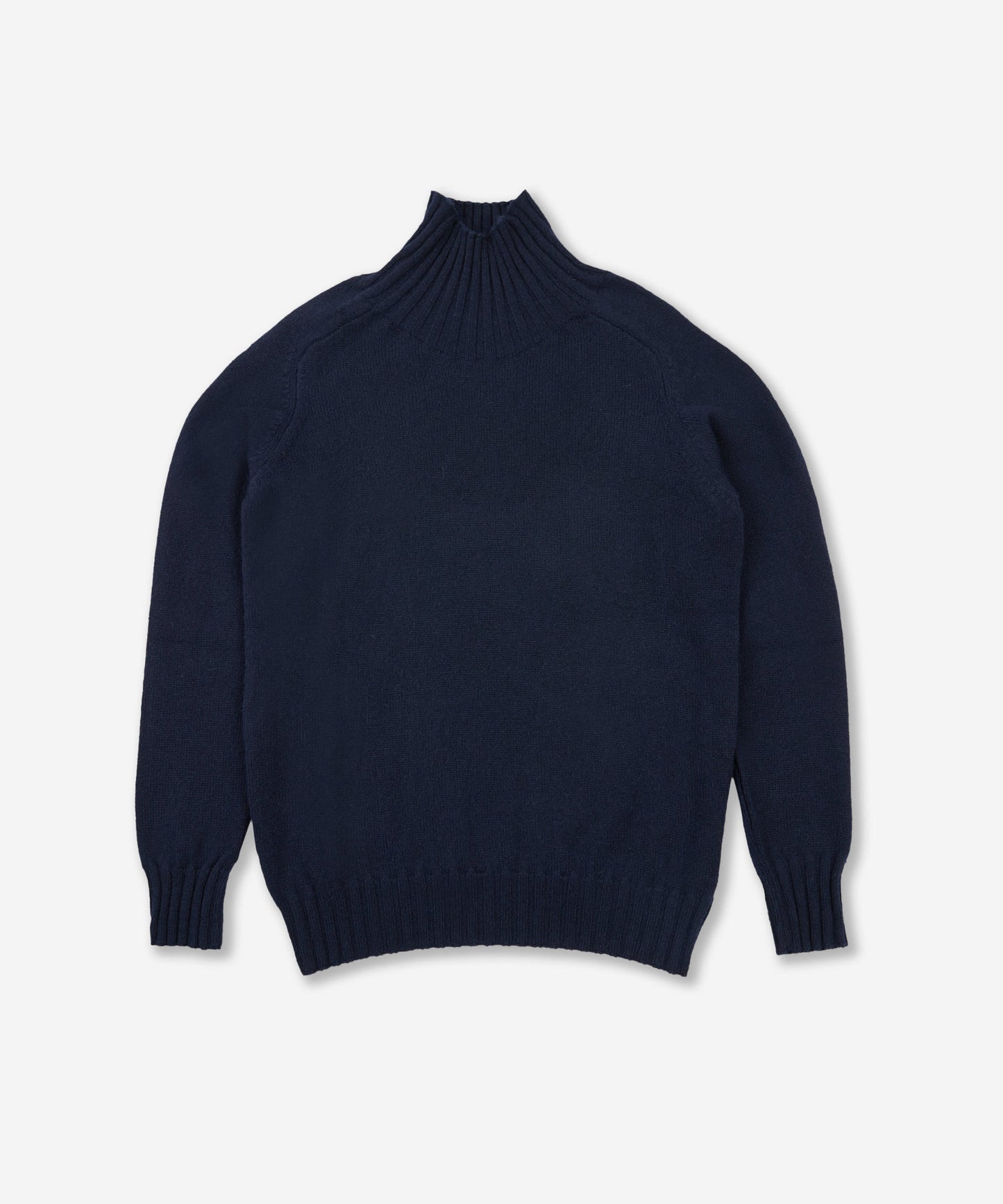 Wool and Angora mock neck sweater