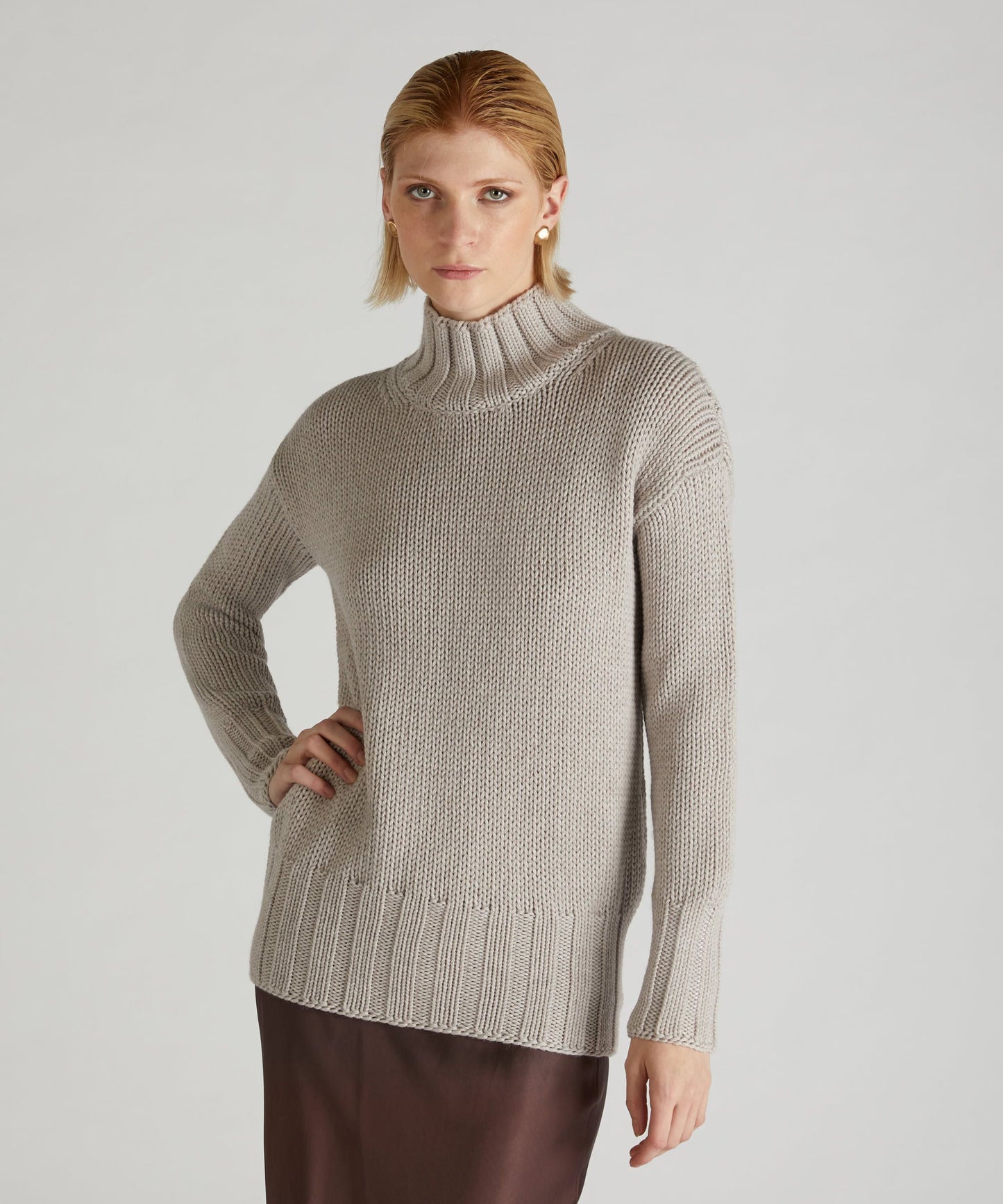 Zanone Slimfit wool polo neck sweater shell Slowear