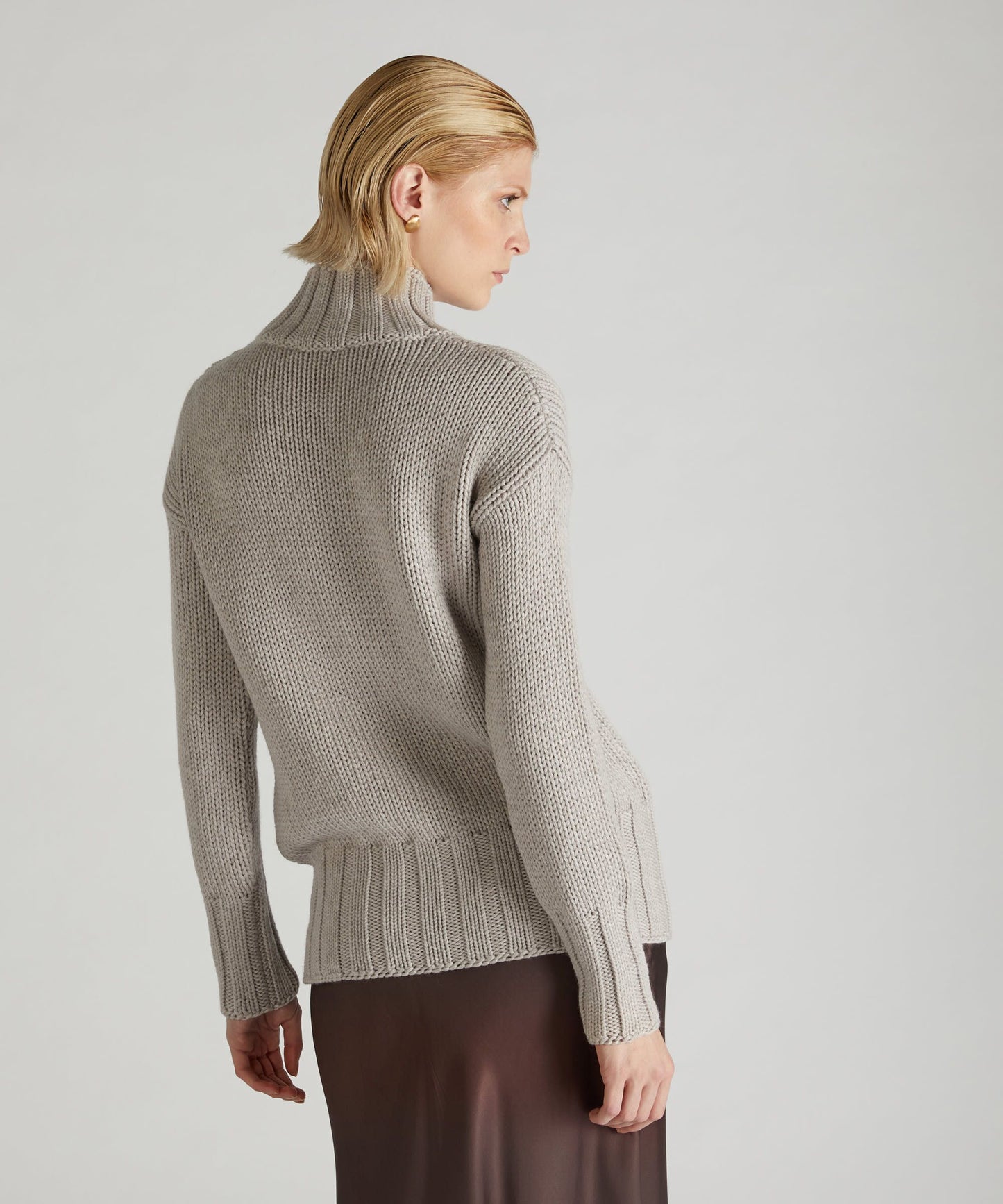Zanone Slimfit wool polo neck sweater shell Slowear