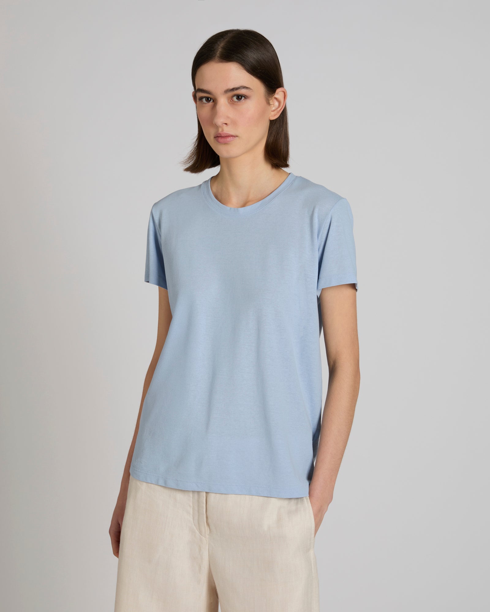 45R 新品 アイスコットン カットソー Tシャツ アイスコットン カットソー 472－54410 | ZANONE