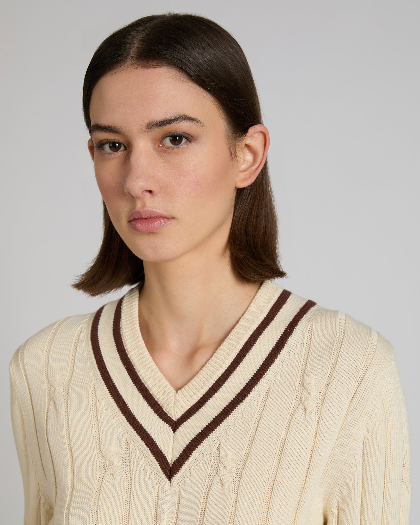 Regular fit cotton sweater