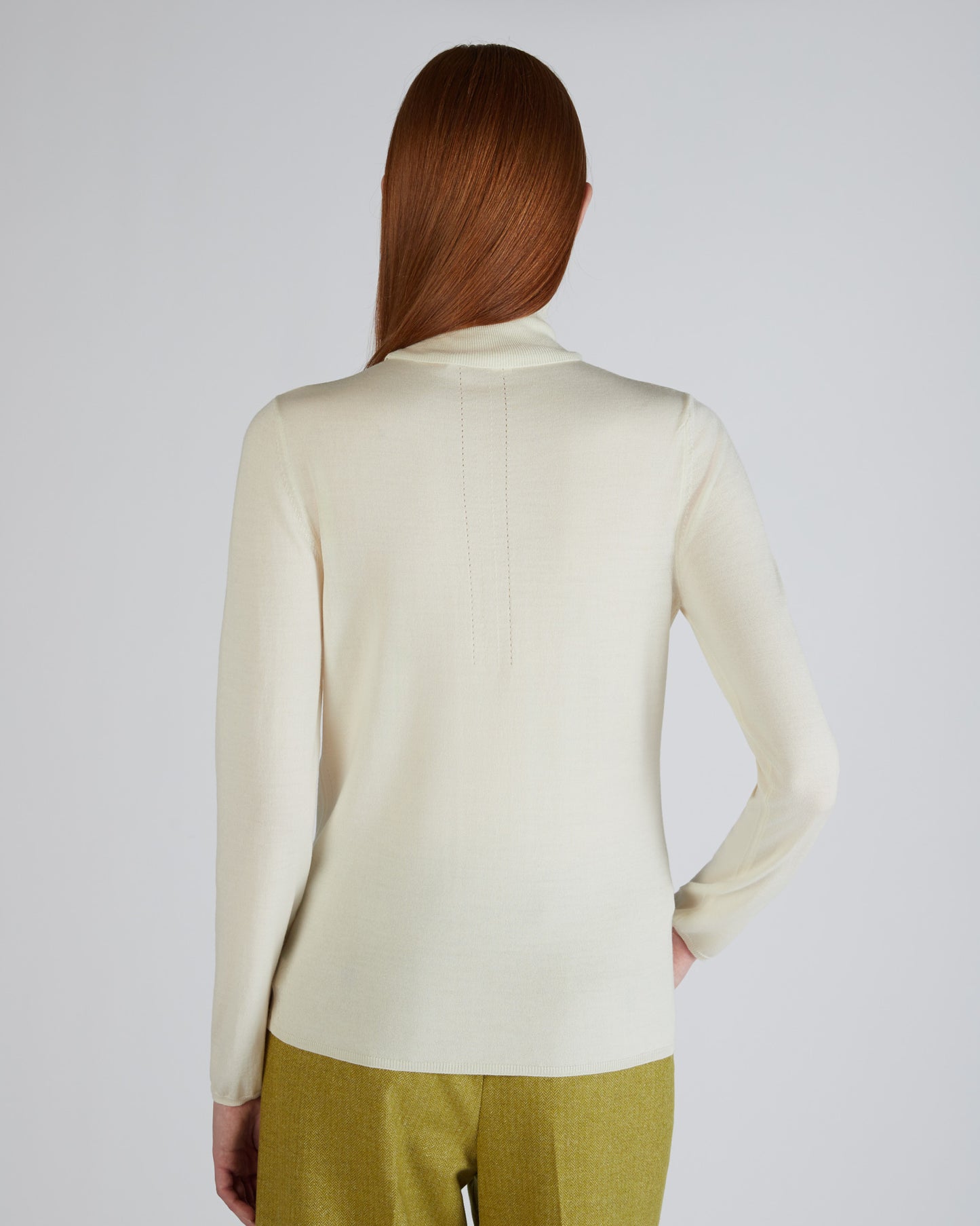 認証フレックスウール スリムフィット ハイネック