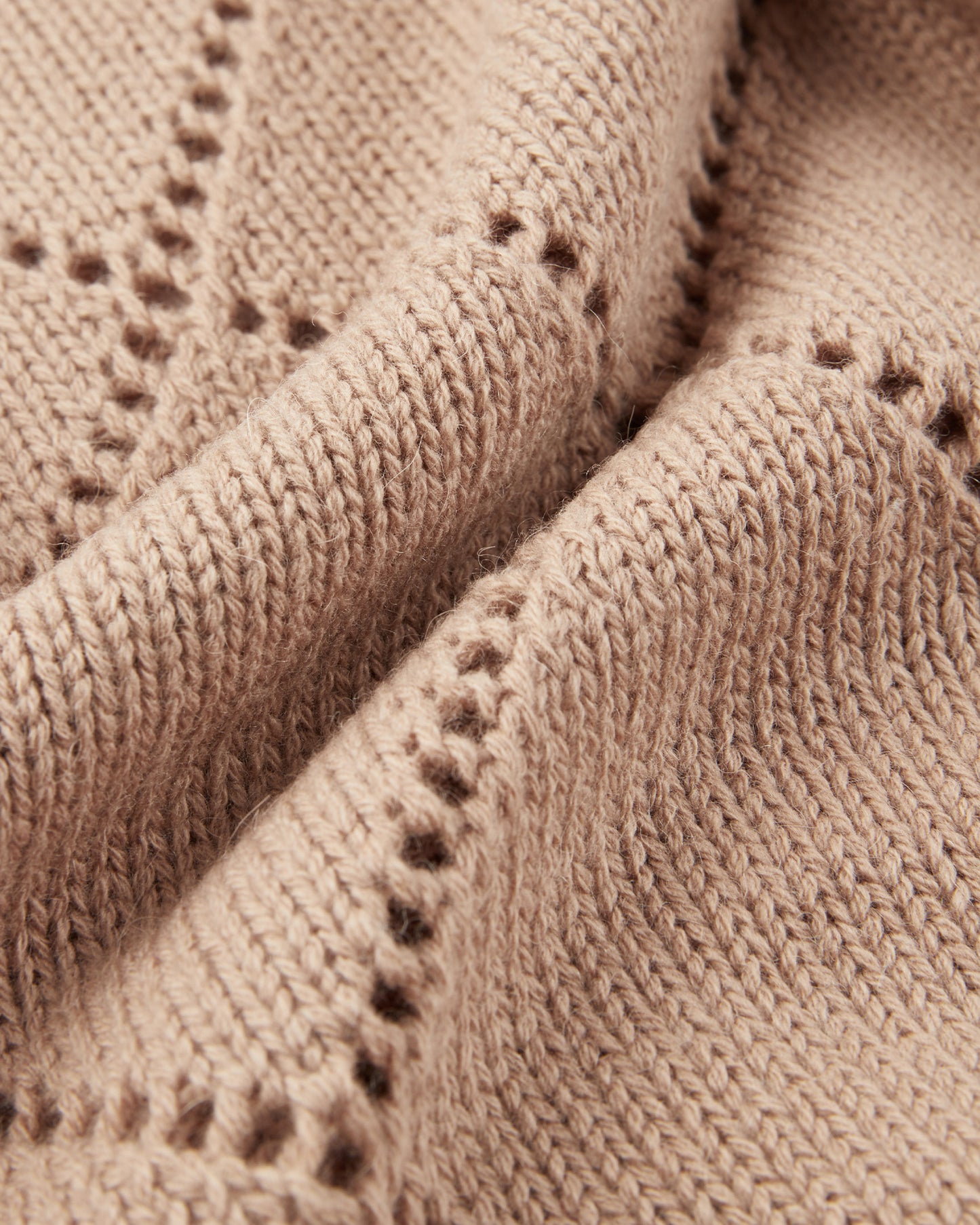 Wide fit crewneck sweater in wool and Alpaca