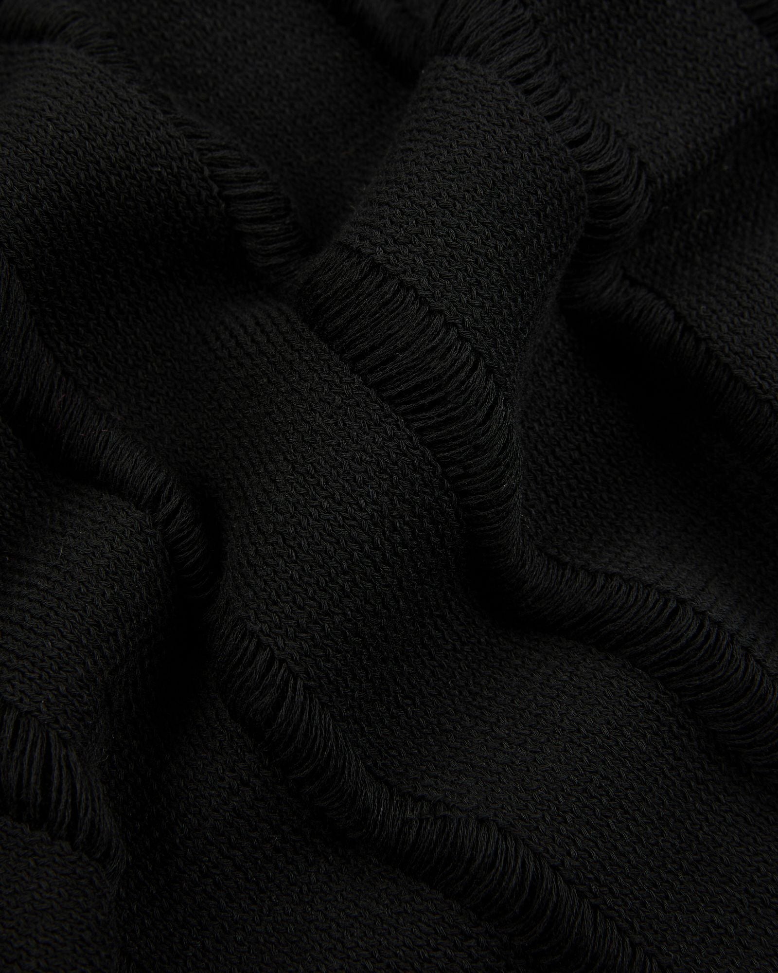 Zanone - Slim fit cotton crêpe sweater - dark black