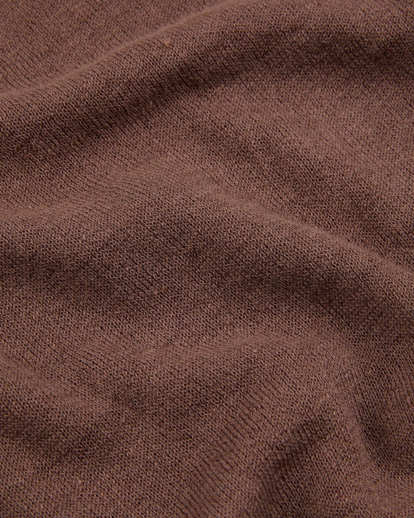 Zanone - Regular fit shirt in linen and cotton - bark