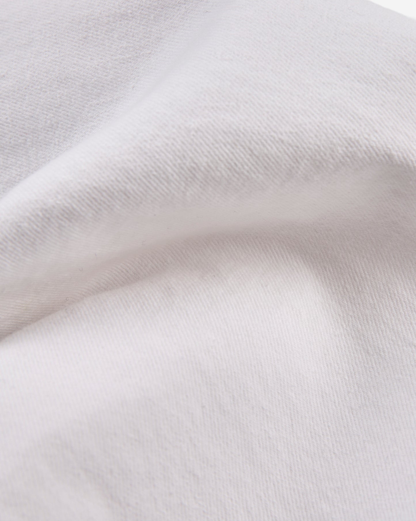 Regular fit ecru selvedge denim trousers